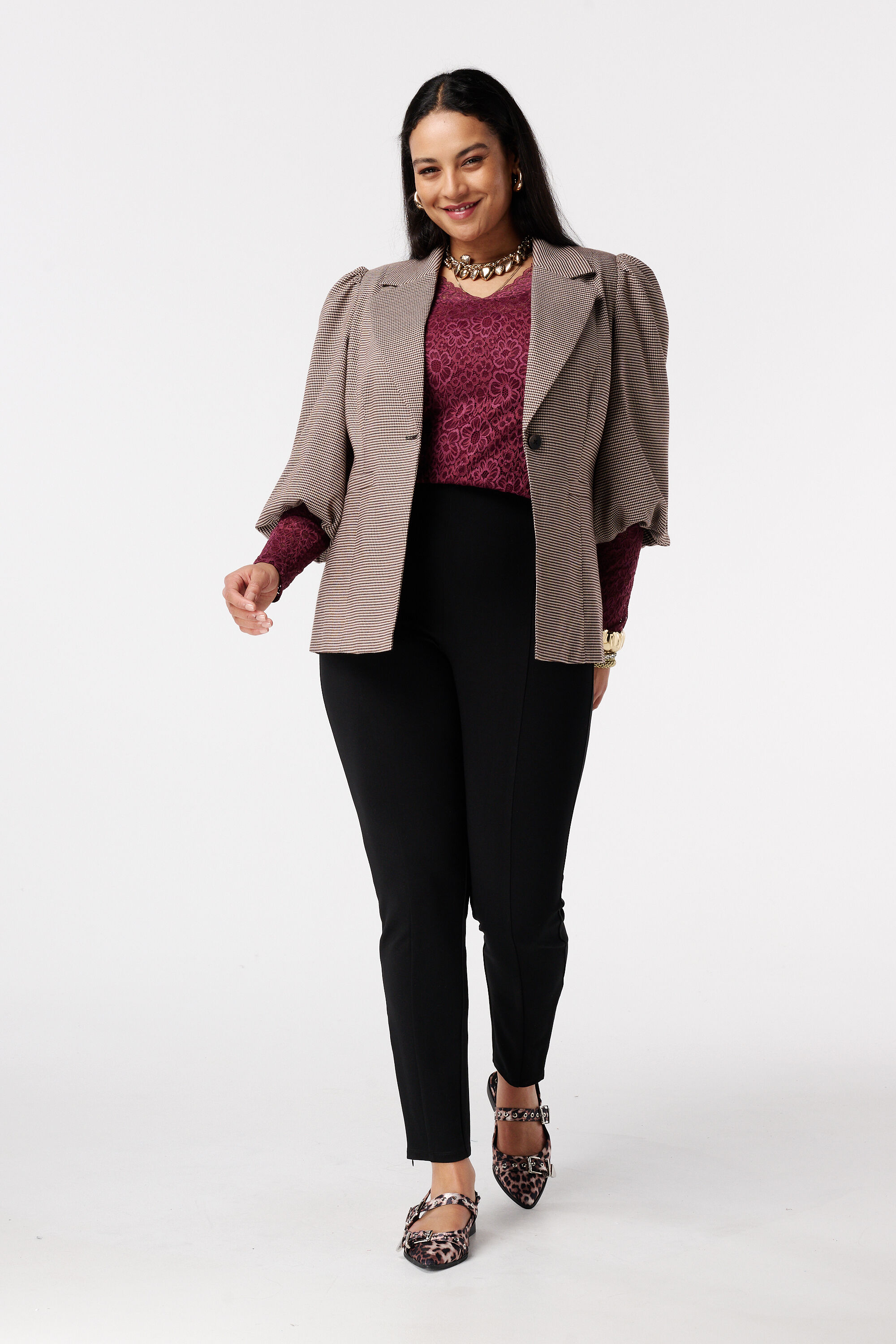 Treggings mit Rei&szlig;verschluss-Detail  image number 0