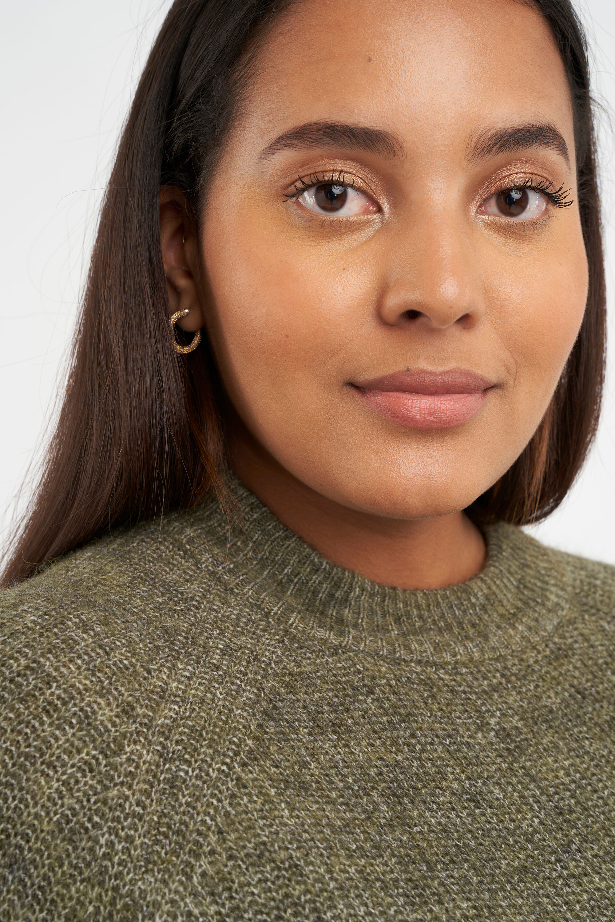 Langer Feinstrickpullover image number 7