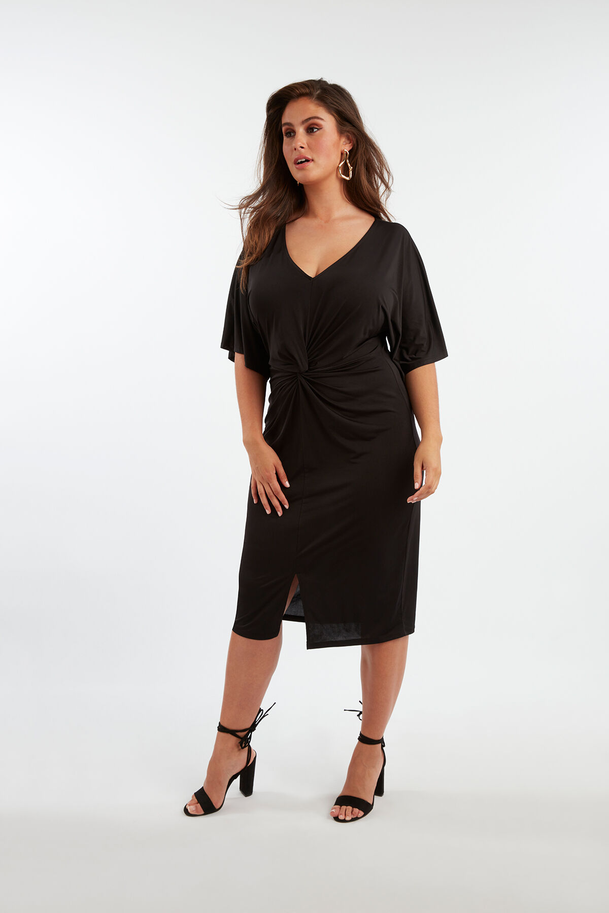 Kleid mit V-Ausschnitt image number 4