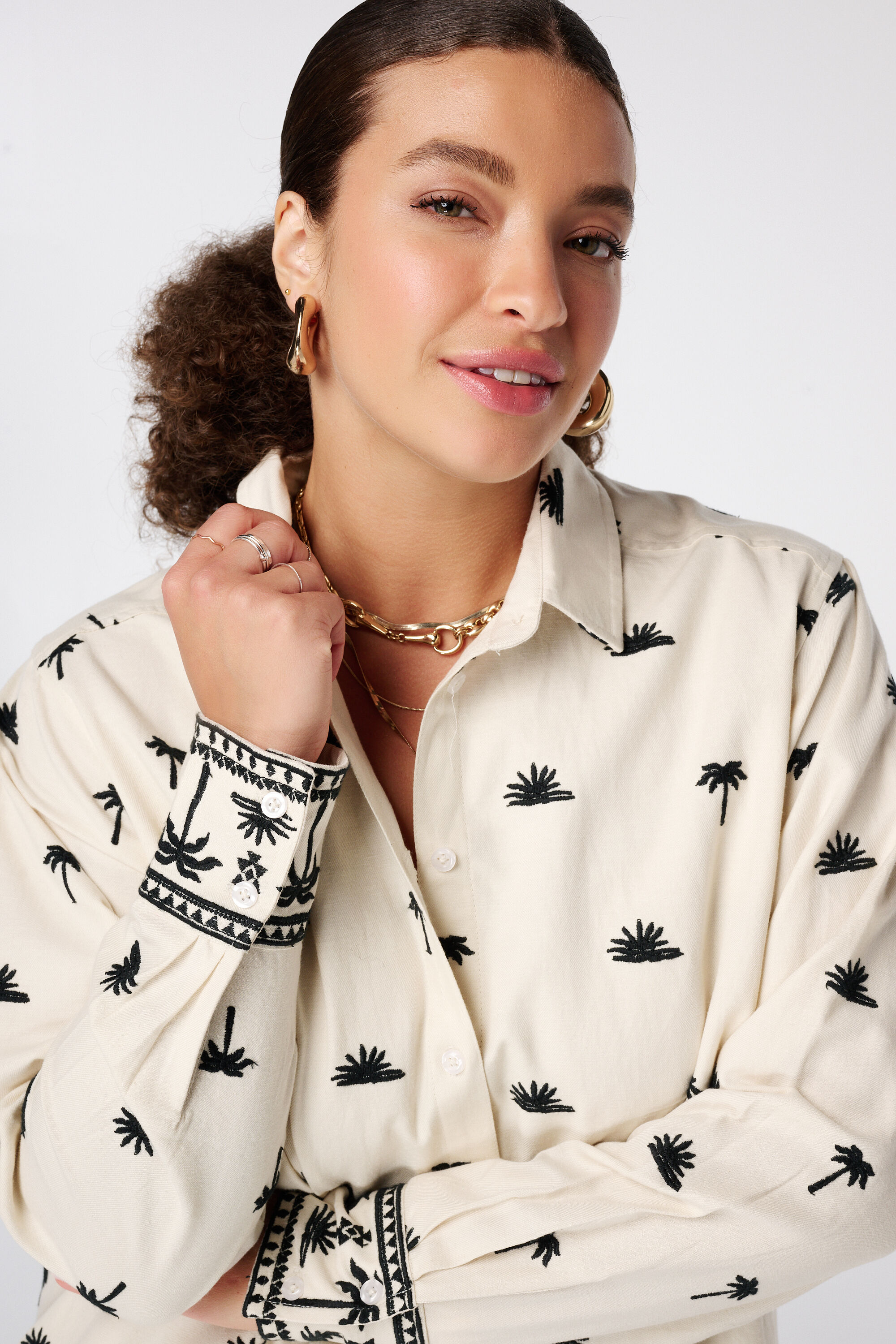 Bluse mit Print image number 4