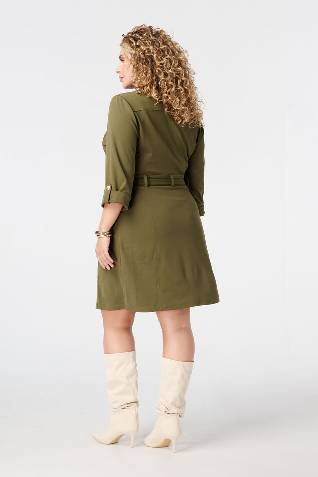 Kleid mit Zierknöpfen image number 3