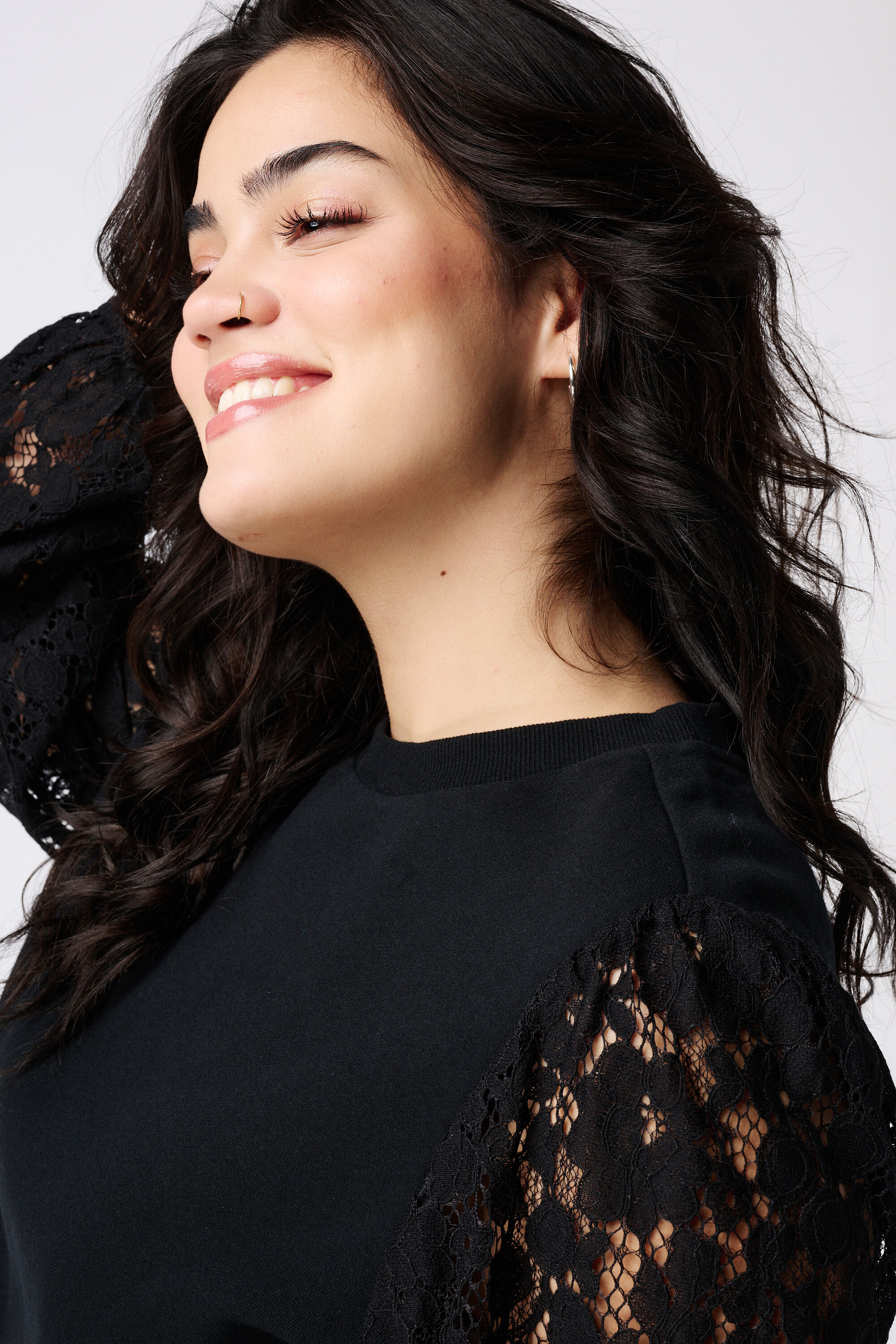 Top mit Spitzen&auml;rmeln image number 4