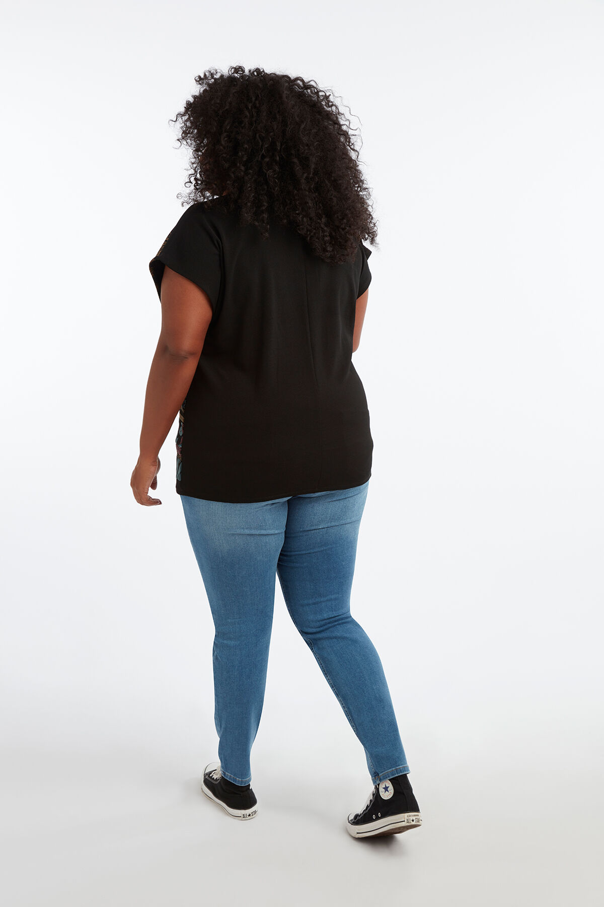 T-Shirt mit Wachs-Print image number 3