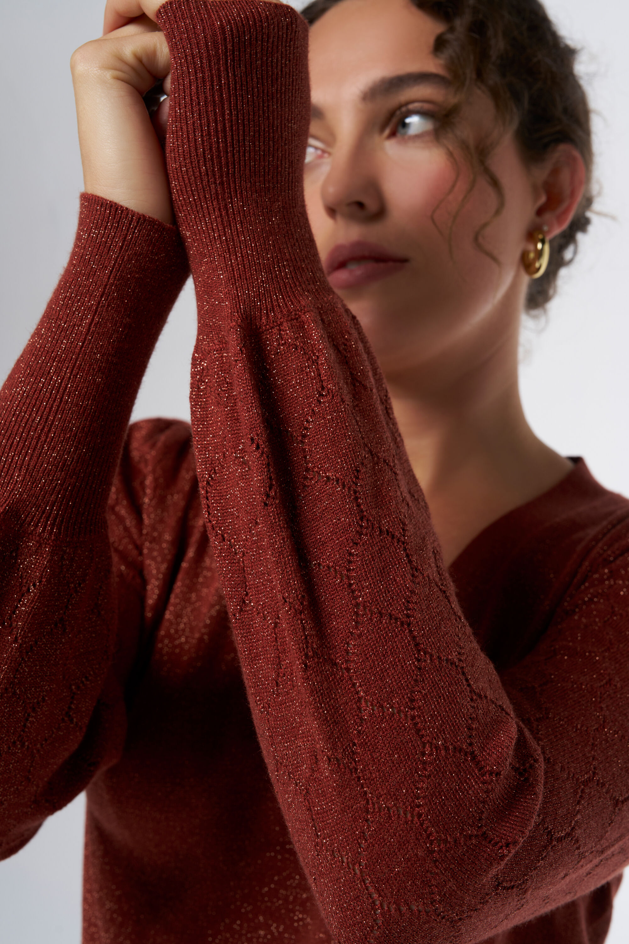 Pullover mit Glitzer image number 4