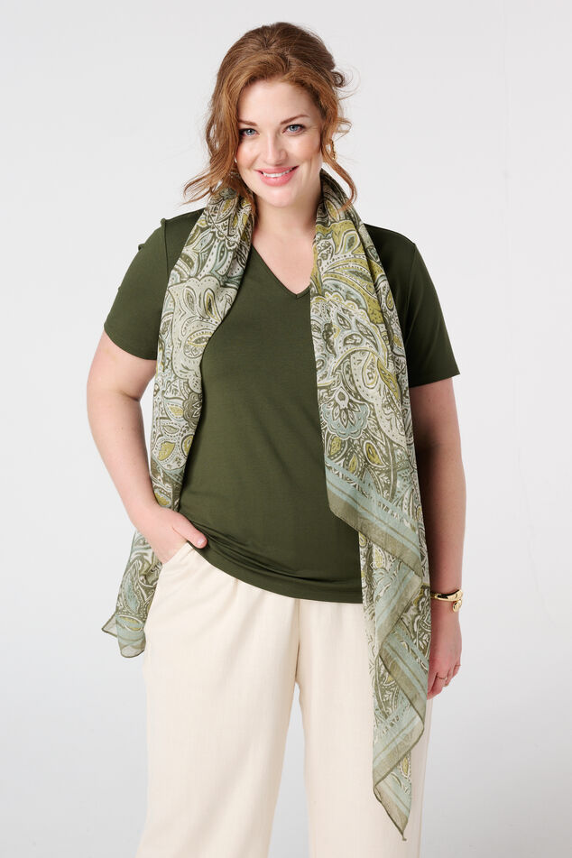 Schal mit Paisley-Print image number 0
