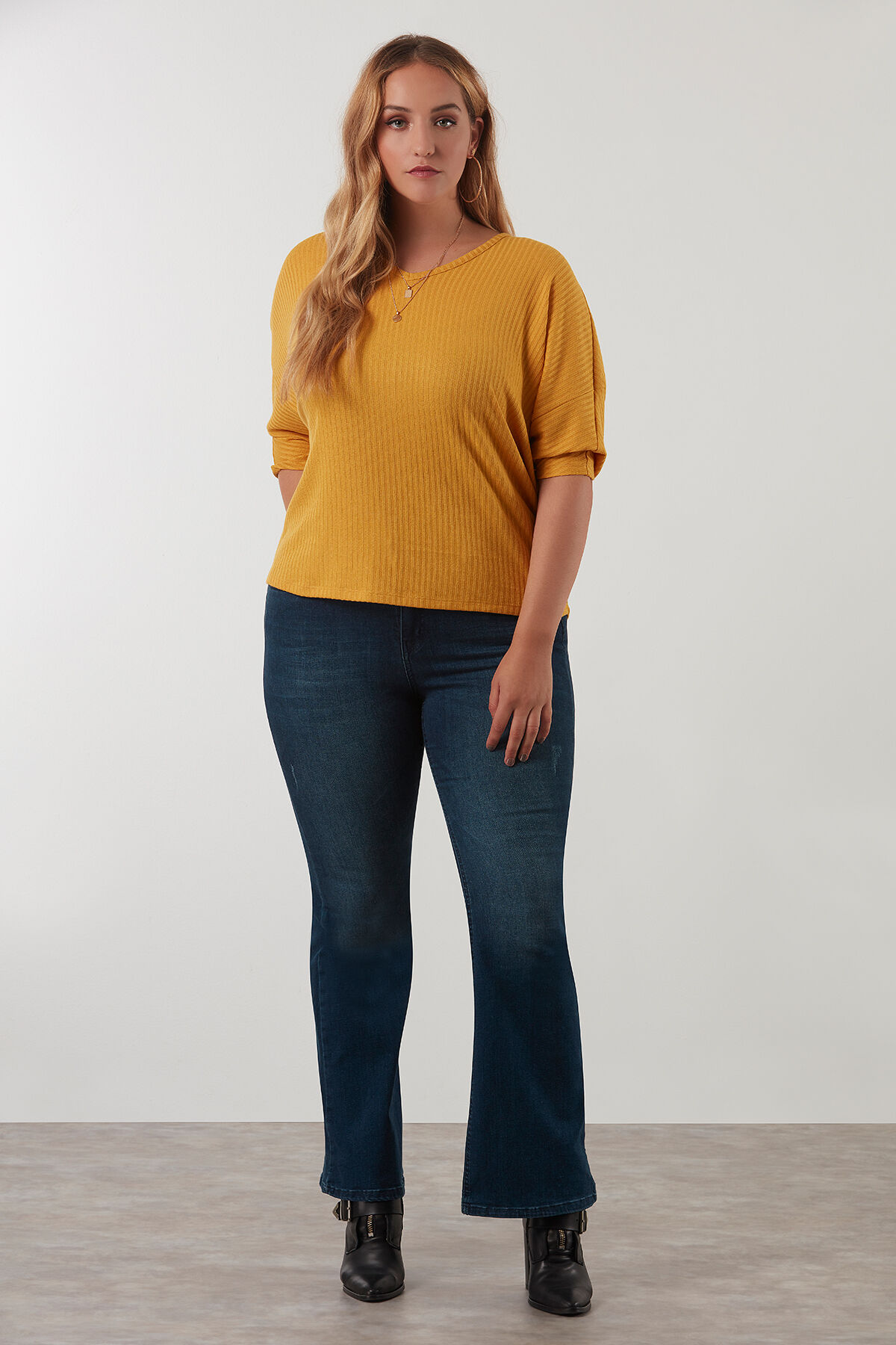 Top aus Ripp-Stoff image number 3