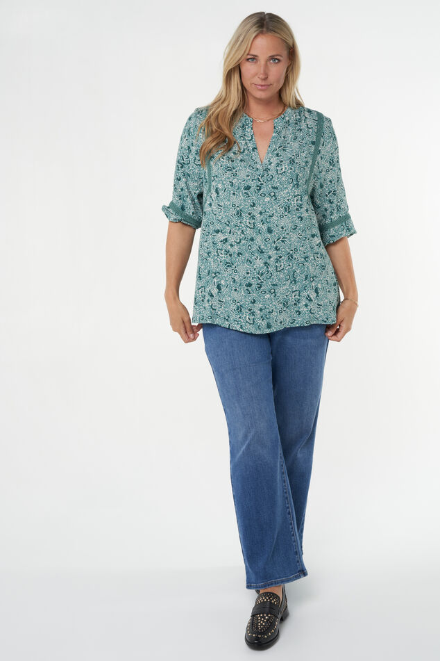 Bluse mit Print-Muster image number 6