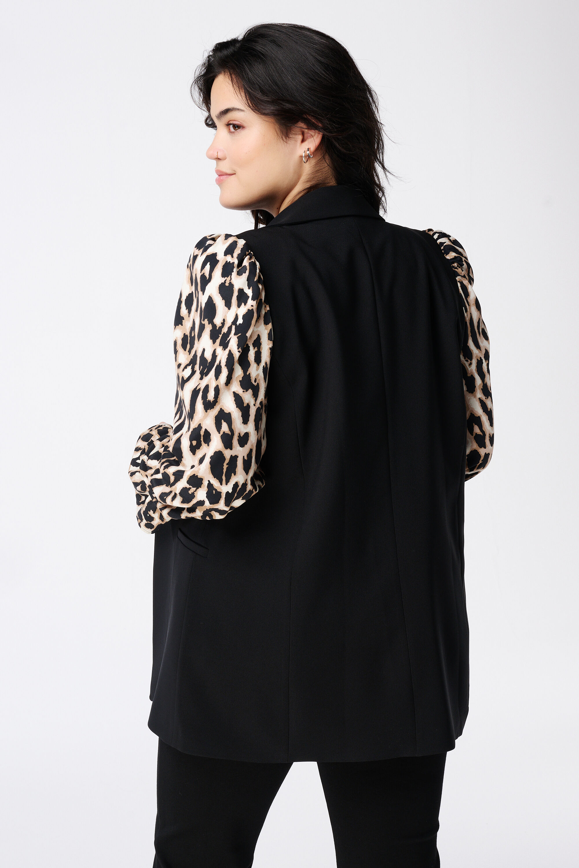 Blazer mit Leopard-Print  image number 3