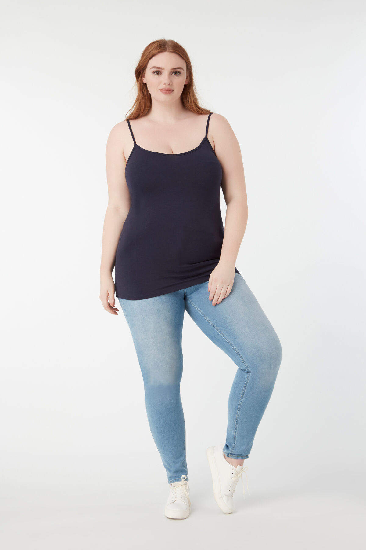 Cami-Top aus Baumwolle mit Spaghetti-Tr&auml;gern image number 4