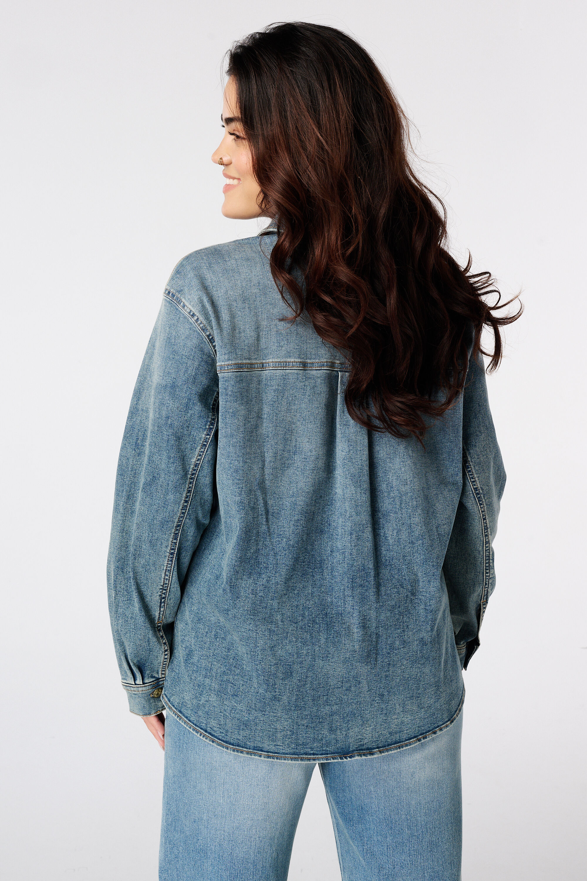Denimbluse image number 3