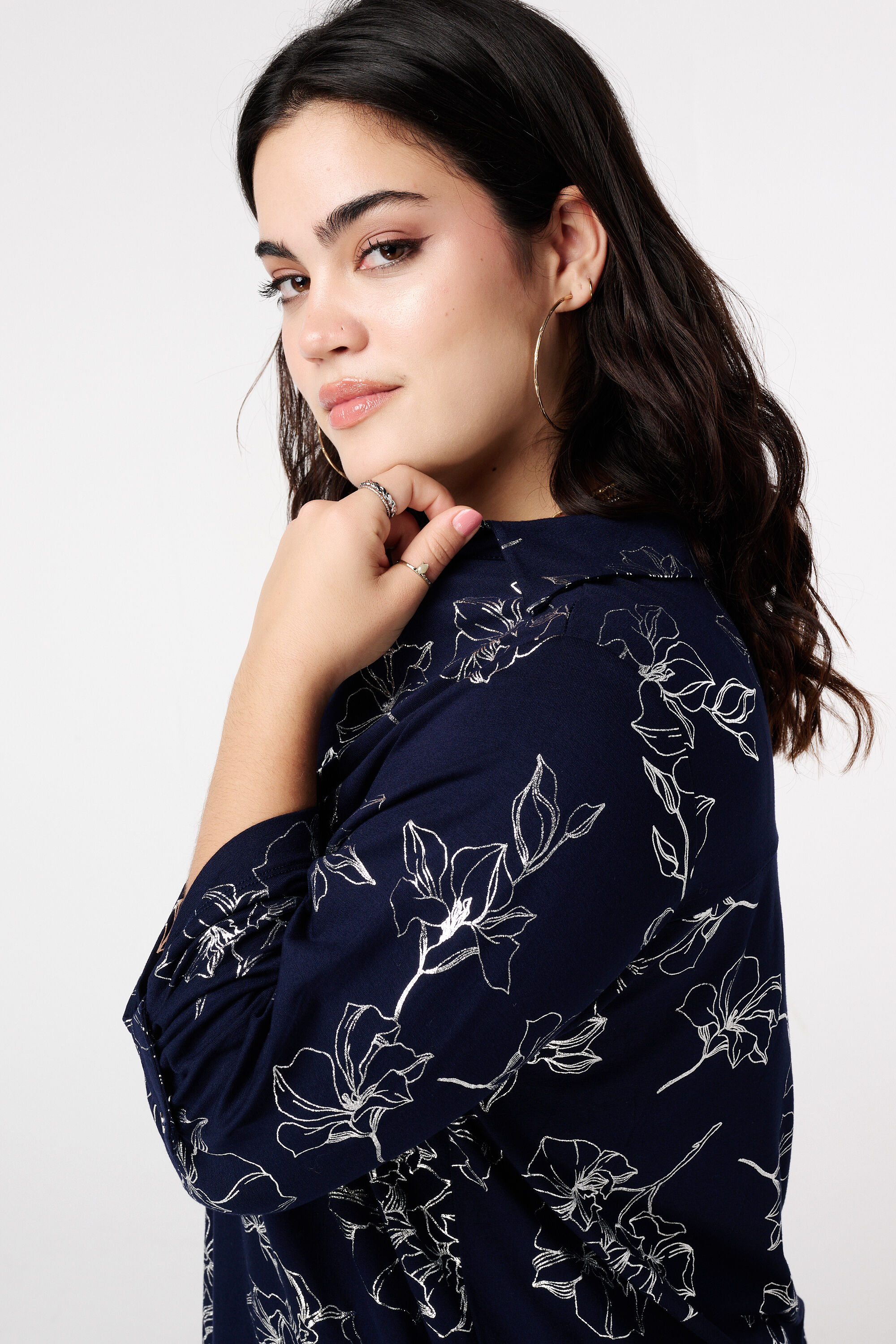 Top mit Stretch und Folienprint image number 4