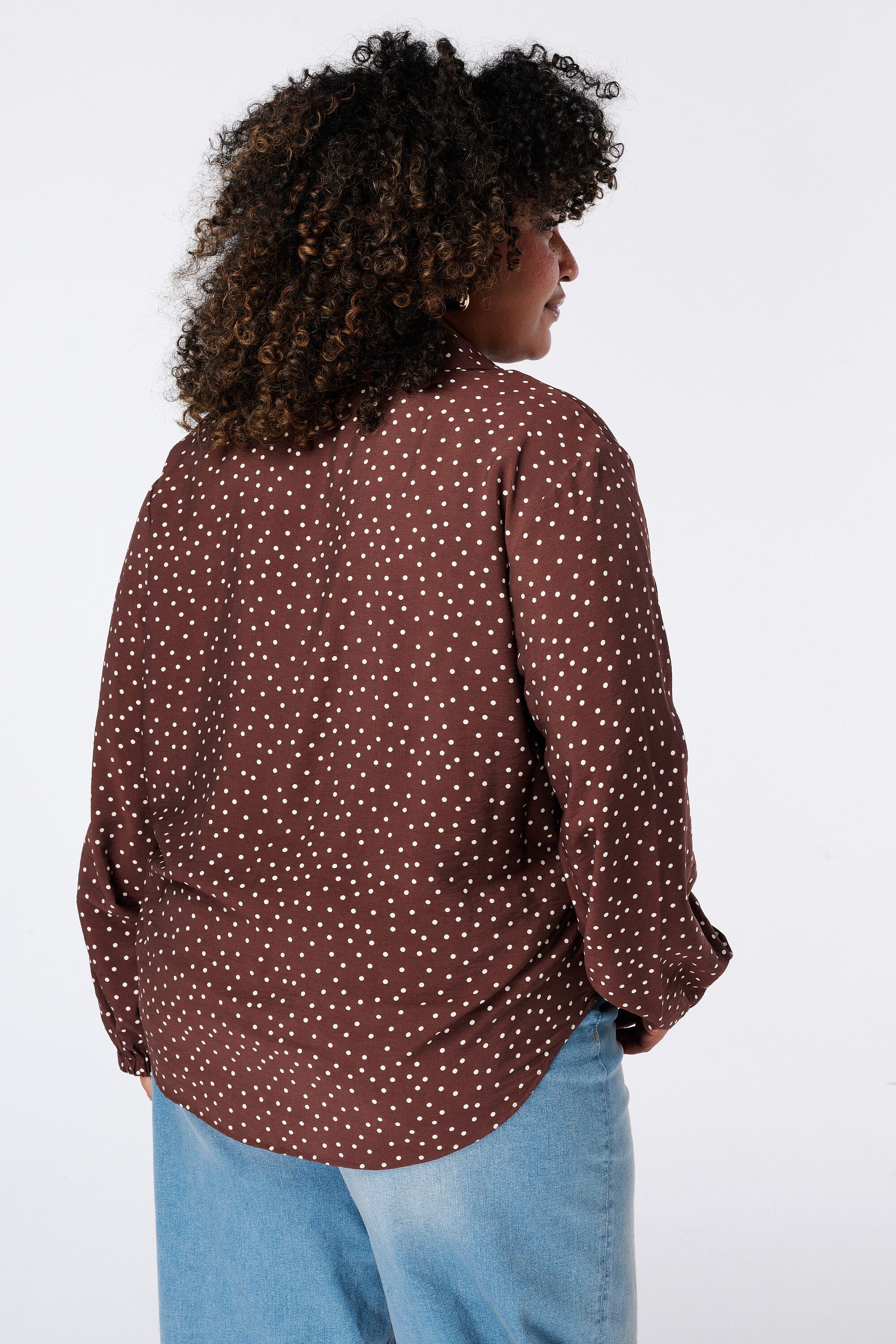 Bluse mit Punkten image number 3