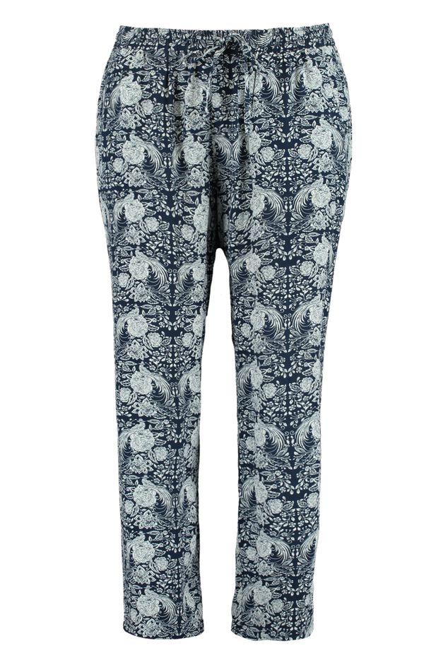 Weit geschnittene Hose mit Print image number 1