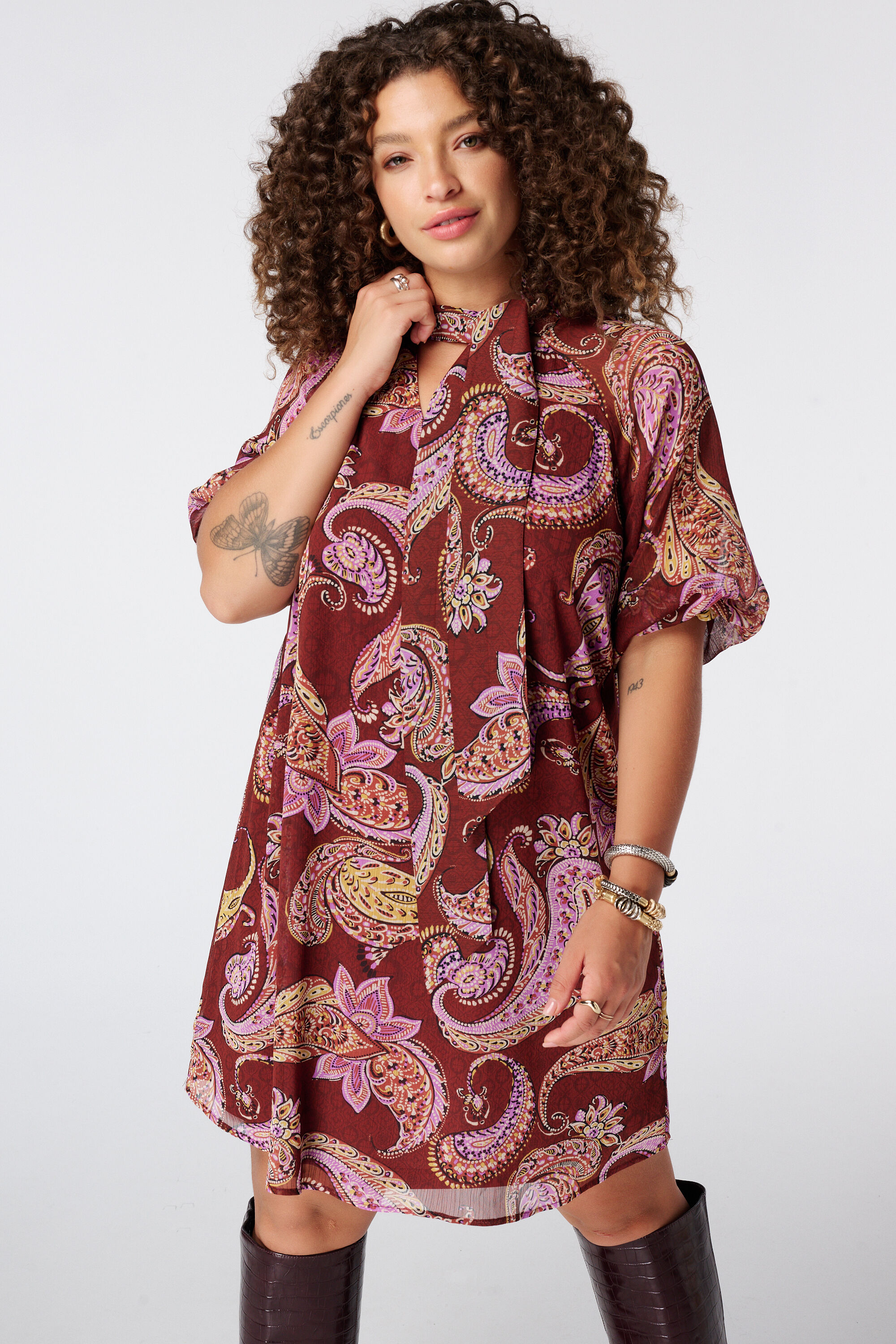 Kleid mit Paisleymuster image number 5