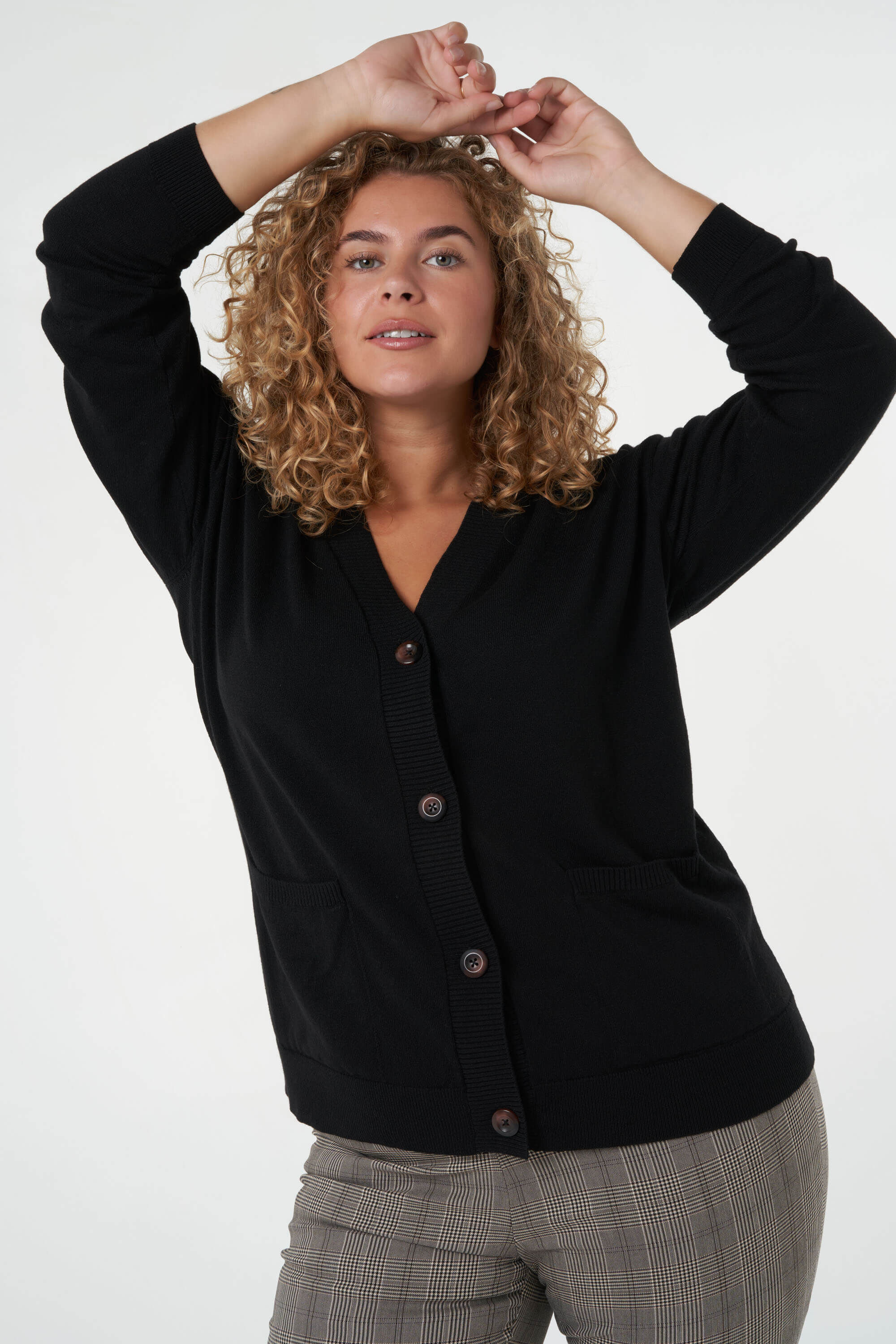 Strick-Cardigan mit Kn&ouml;pfen  image number 7