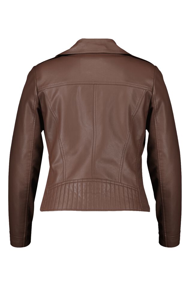 Biker-Jacke aus Kunstleder image number 2