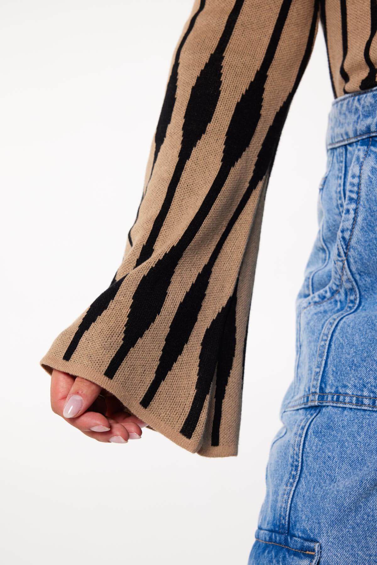 Feinstrick-Jacquard-Top image number 3