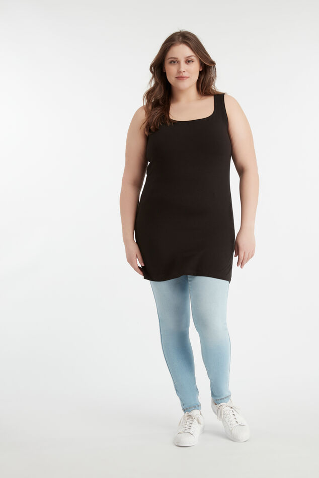 Langes Cami-Top aus Baumwolle image number 3