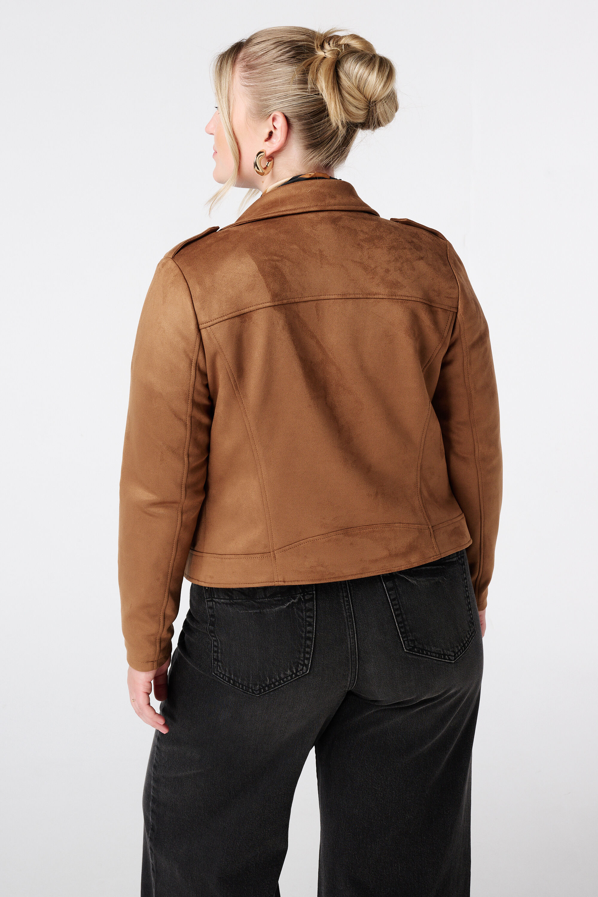 Bikerjacke aus Kunstwildleder image number 3