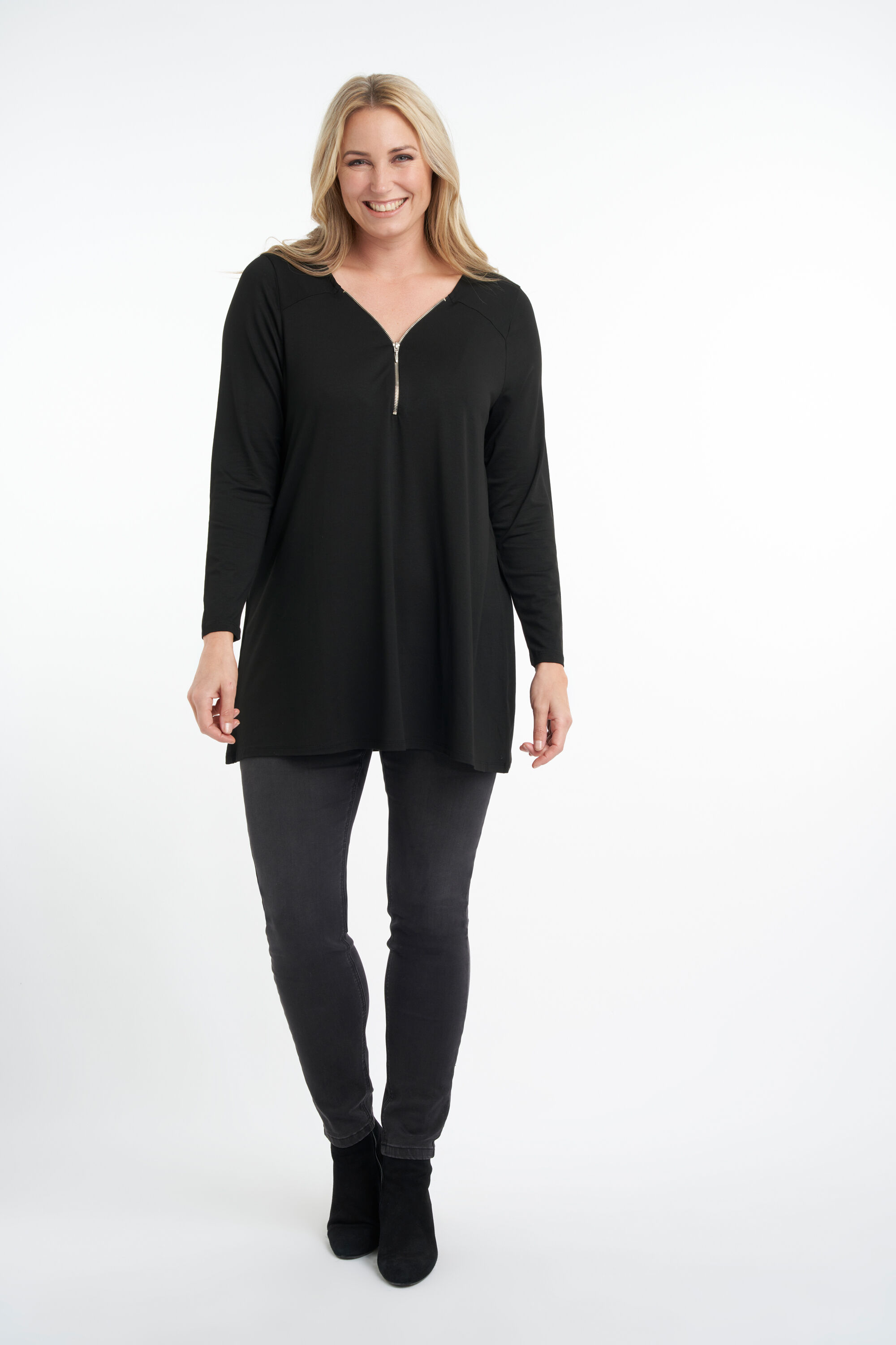 Tunika mit Rei&szlig;verschluss-Detail image number 6