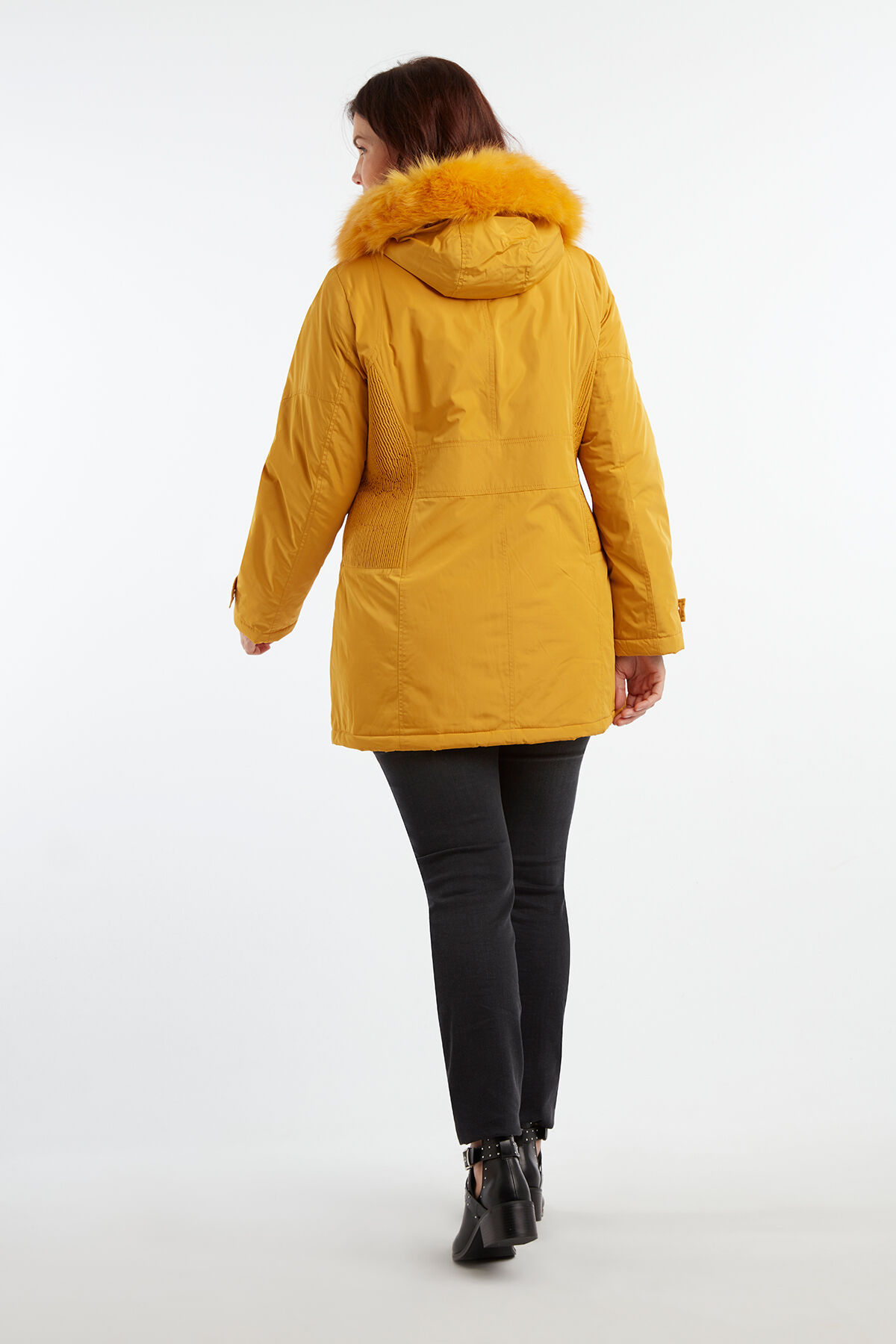 Parka mit Kragen aus Kunstfell image number 5