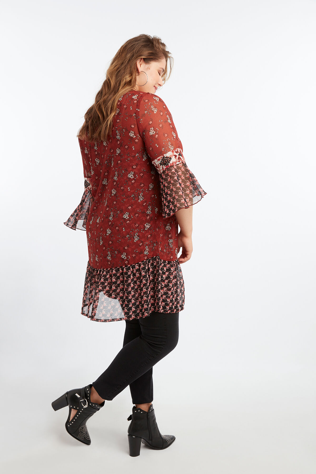 Tunika mit floralem Print image number 5