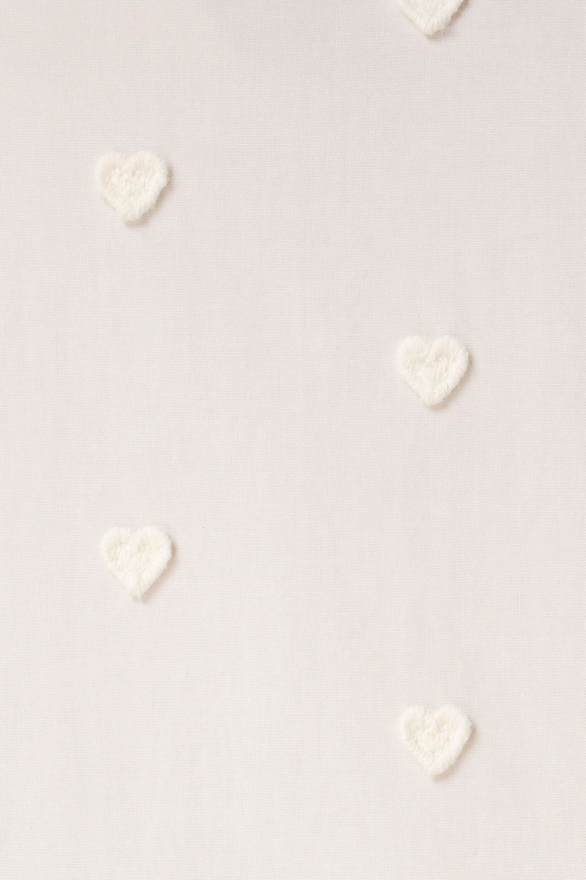 Bluse mit gestickten Herzen und Dreiviertel-&Auml;rmeln image number 6