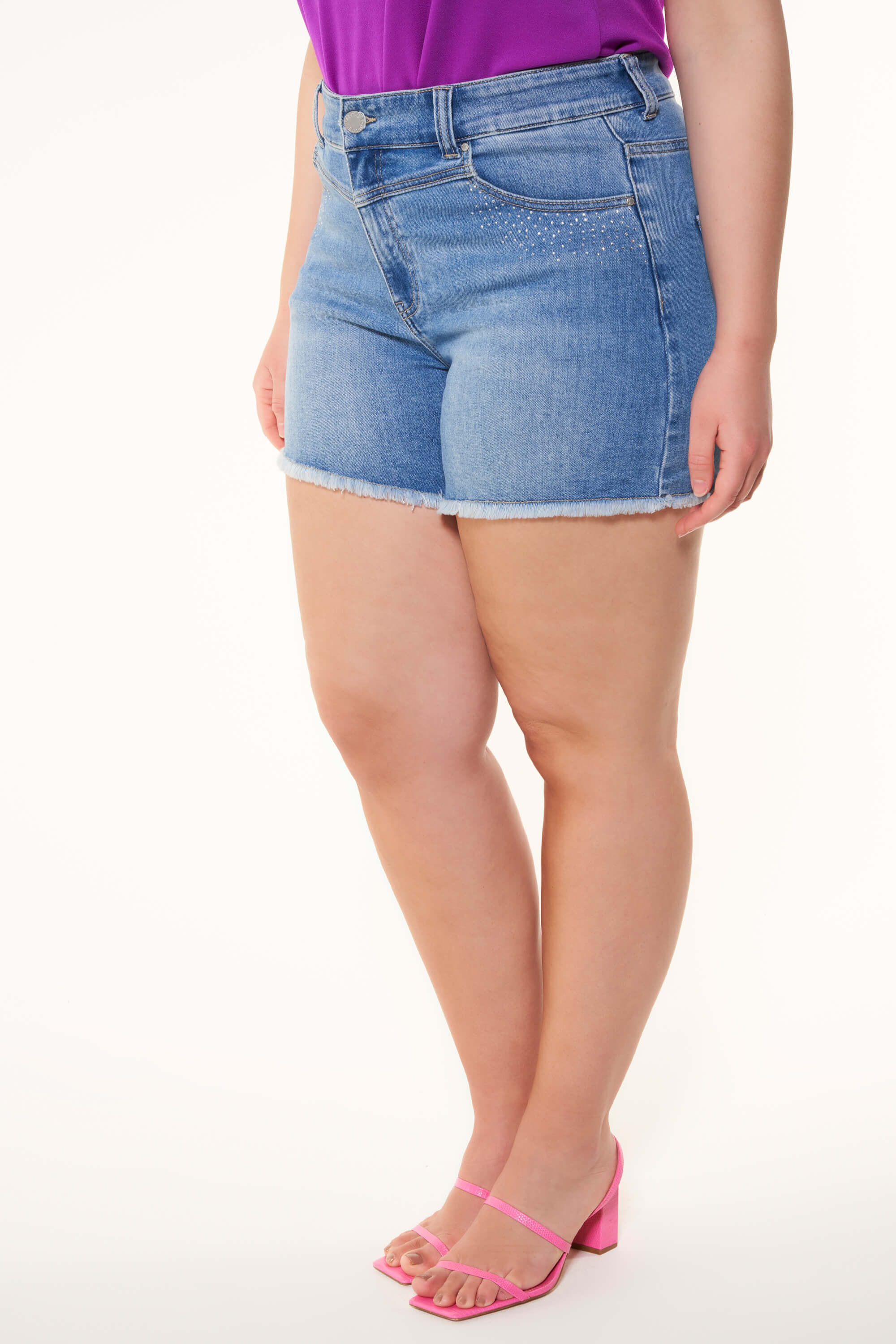 Shorts mit Strasssteinen image number 6