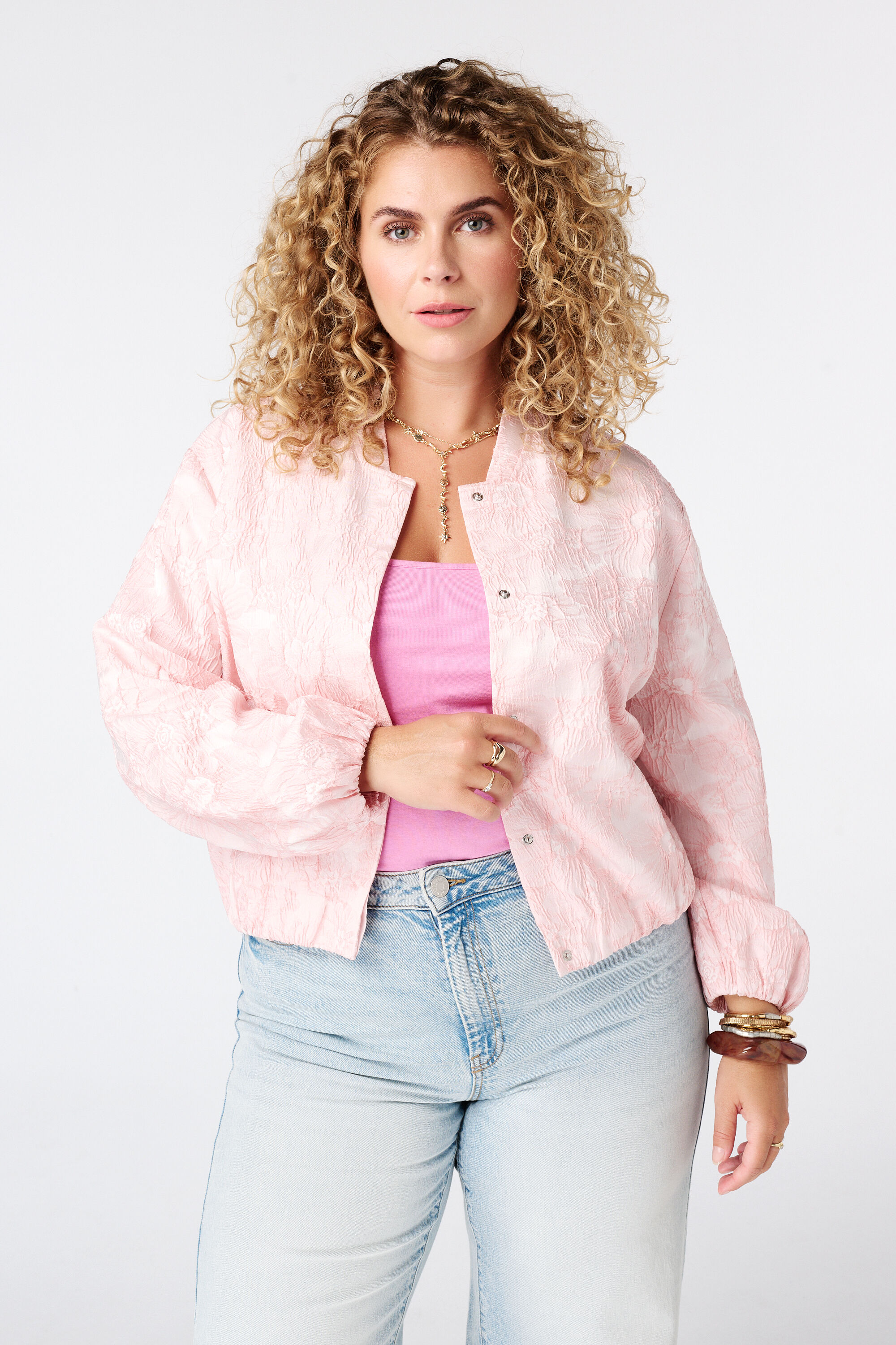 Jacquard Bomberjacke