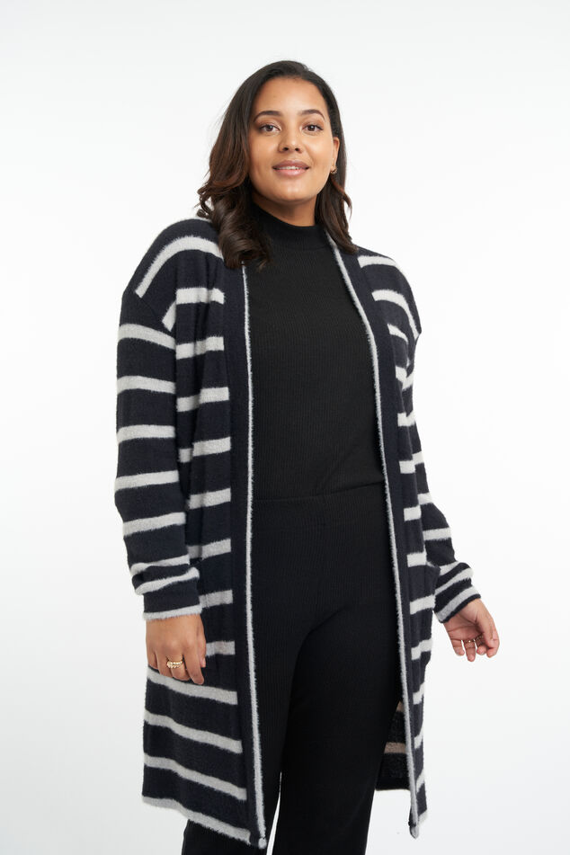 Gestreifter Cardigan image number 0