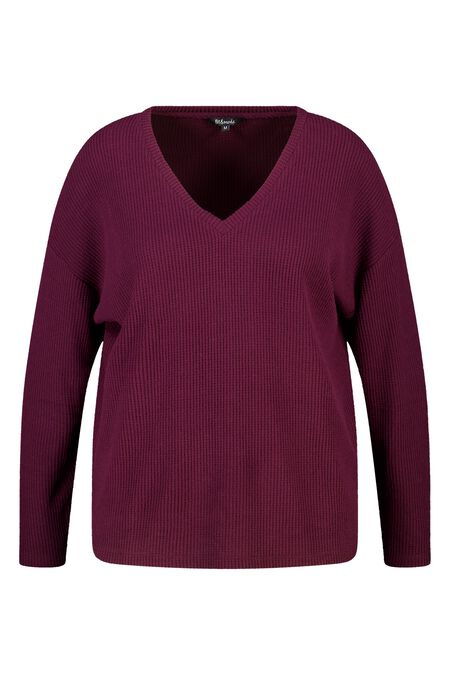 Fein gestrickter Pullover