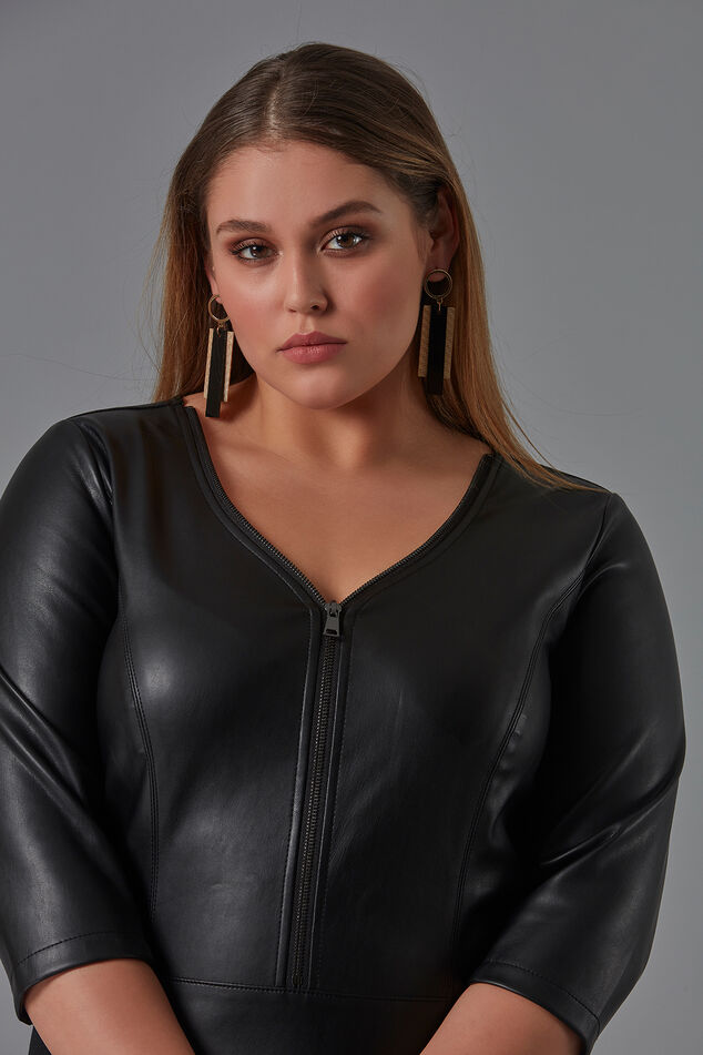 Kunstlederkleid    image number 3