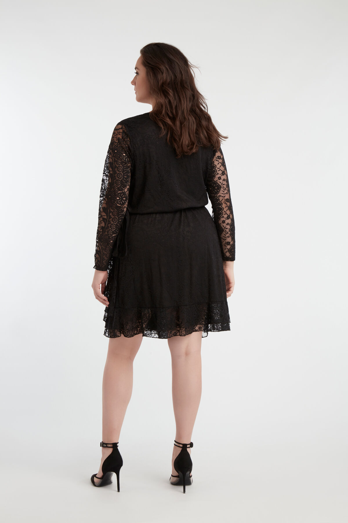 Wickelkleid mit Spitze image number 4