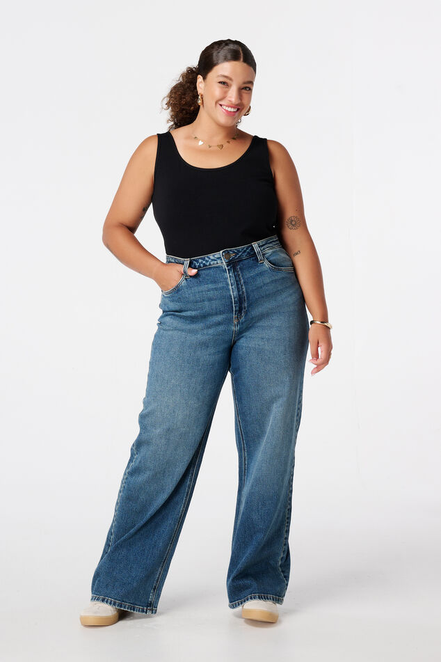 2er-Pack Baumwoll-Unterhemden extra lang image number 3