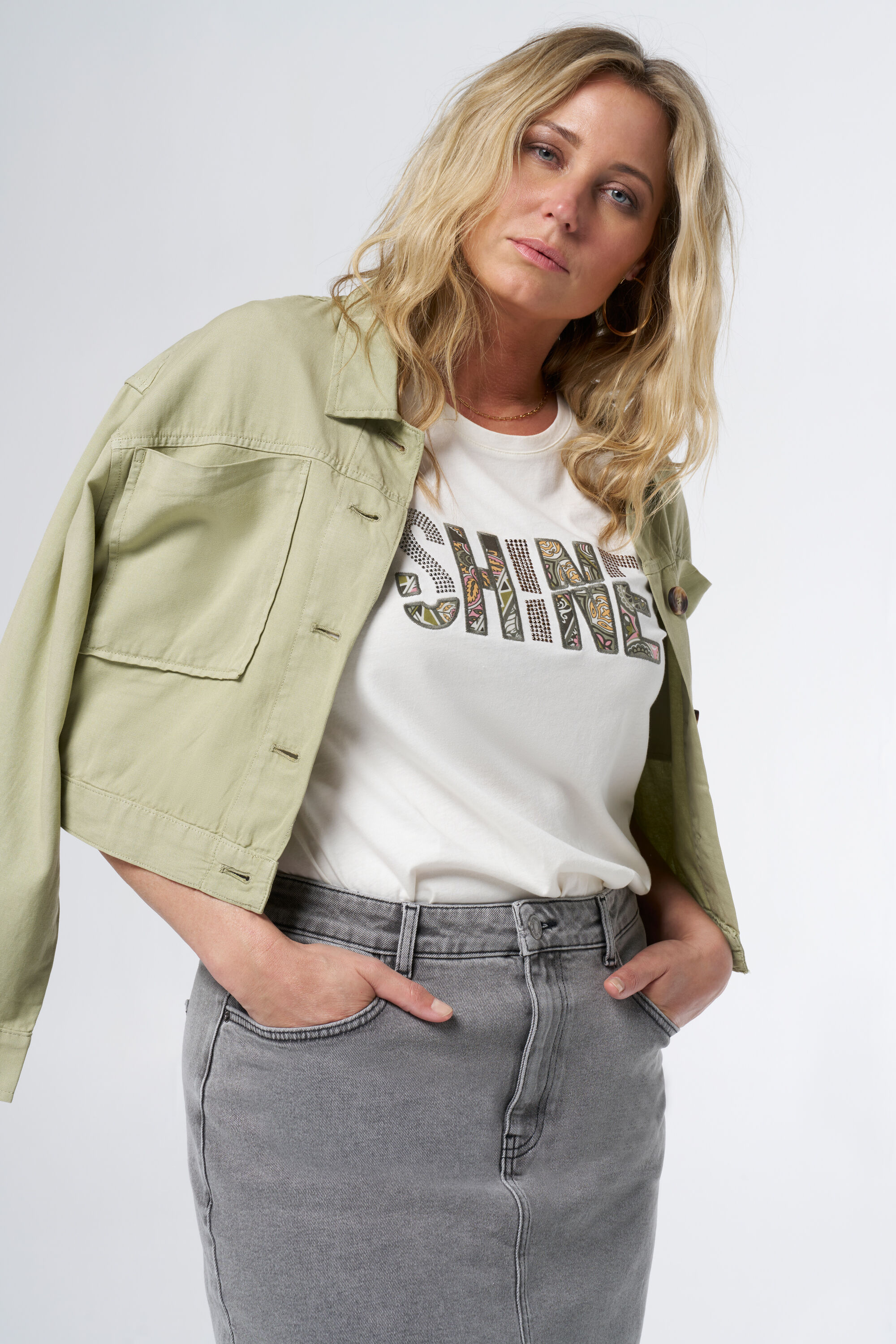 Weit geschnittene Cargojacke  image number 6