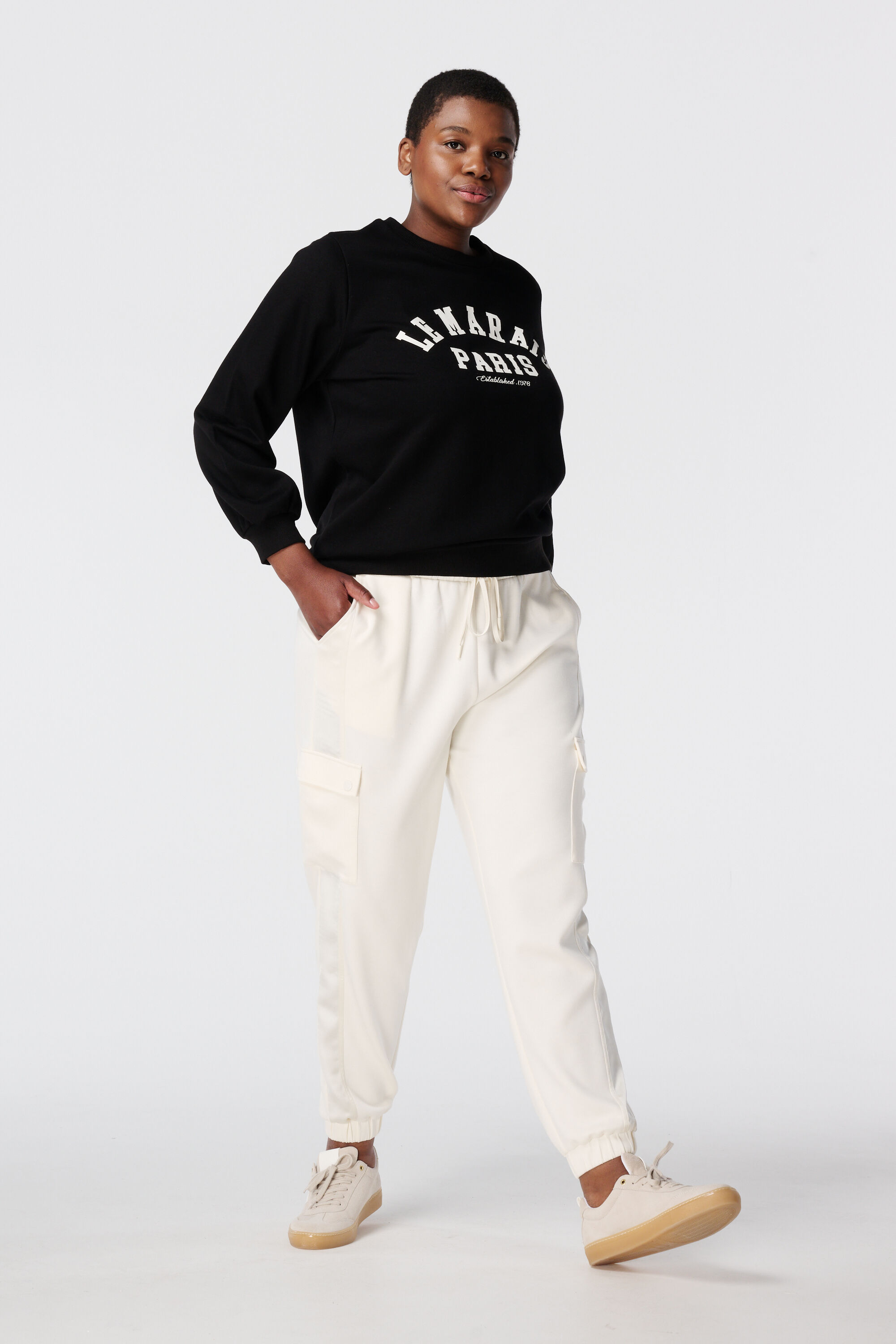 Pullover mit Text-Print image number 5