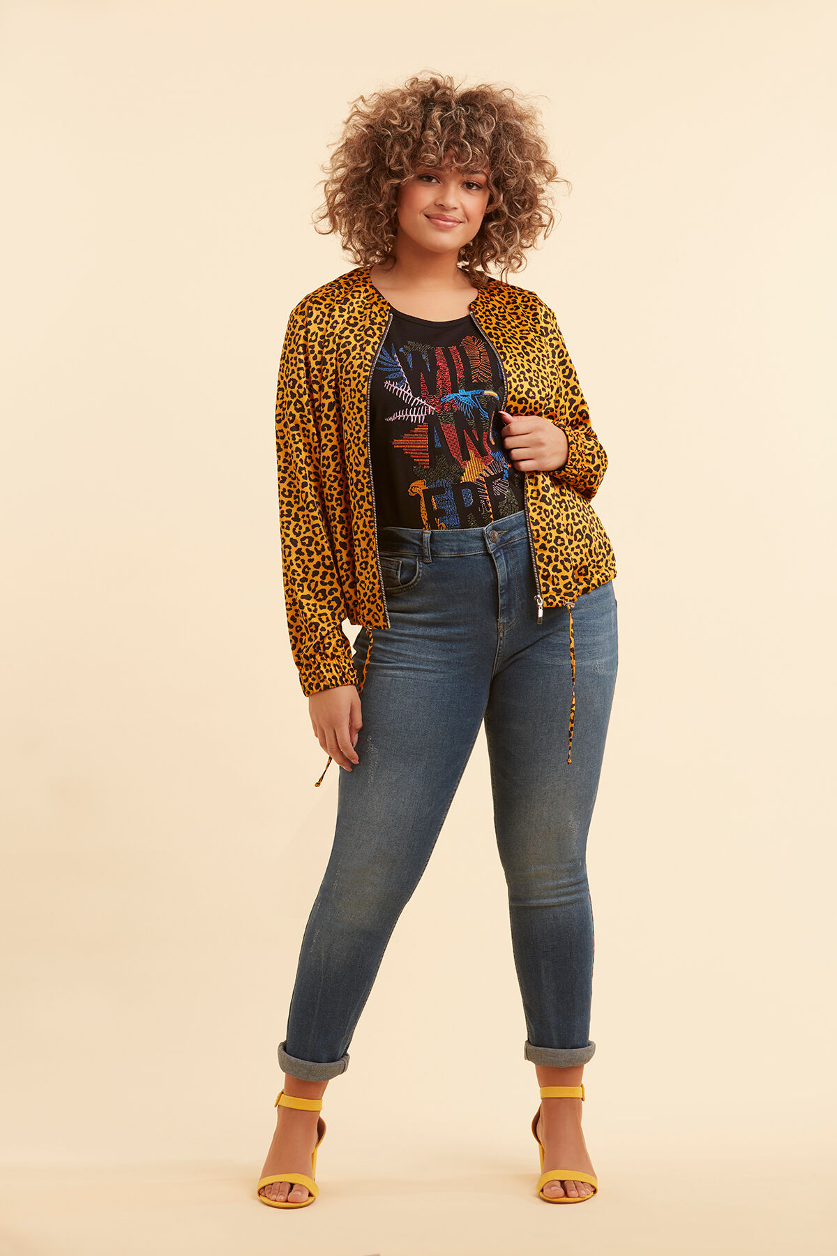 Bomberjacke mit Print image number 6