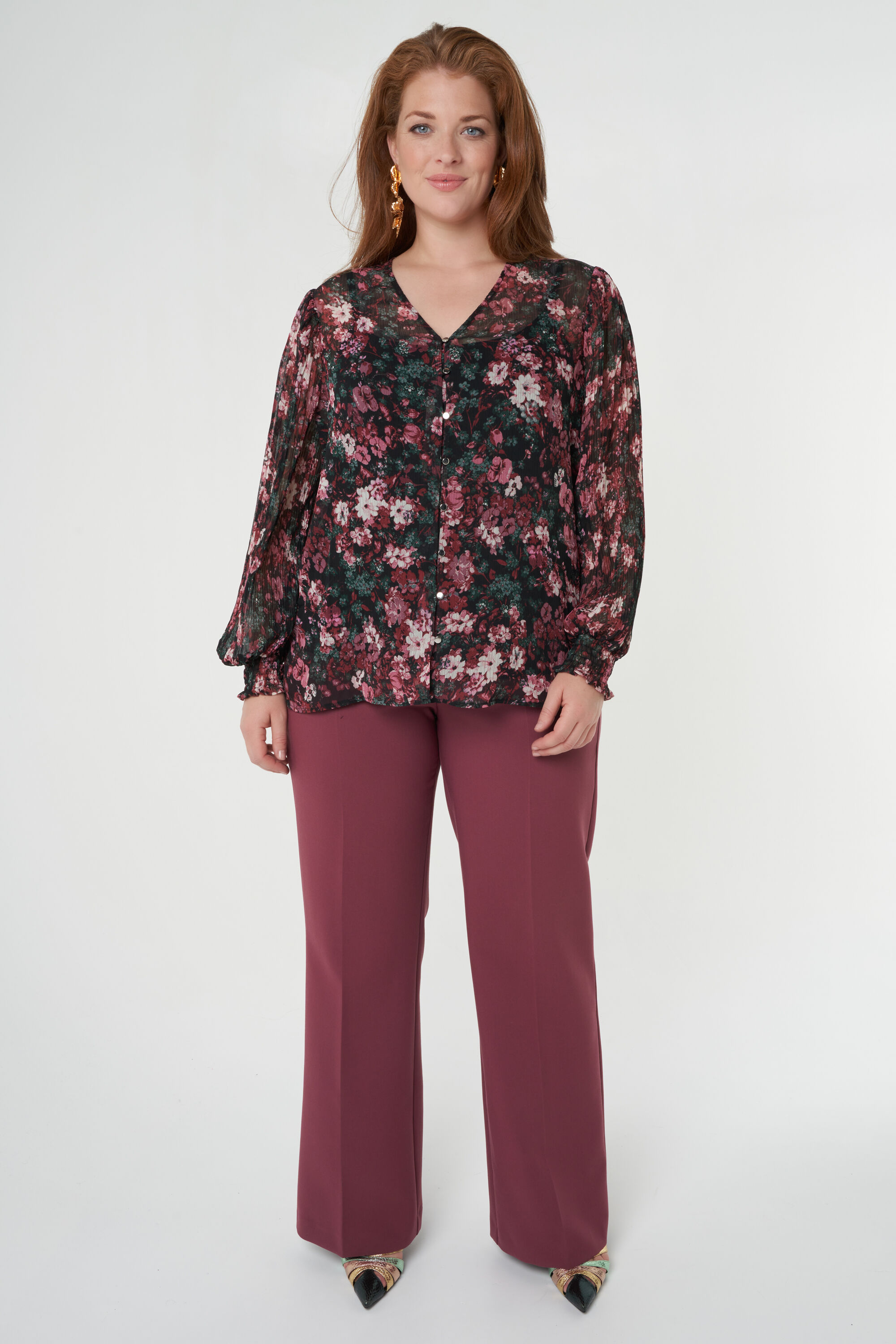 Bluse mit Blumen-Print  image number 6