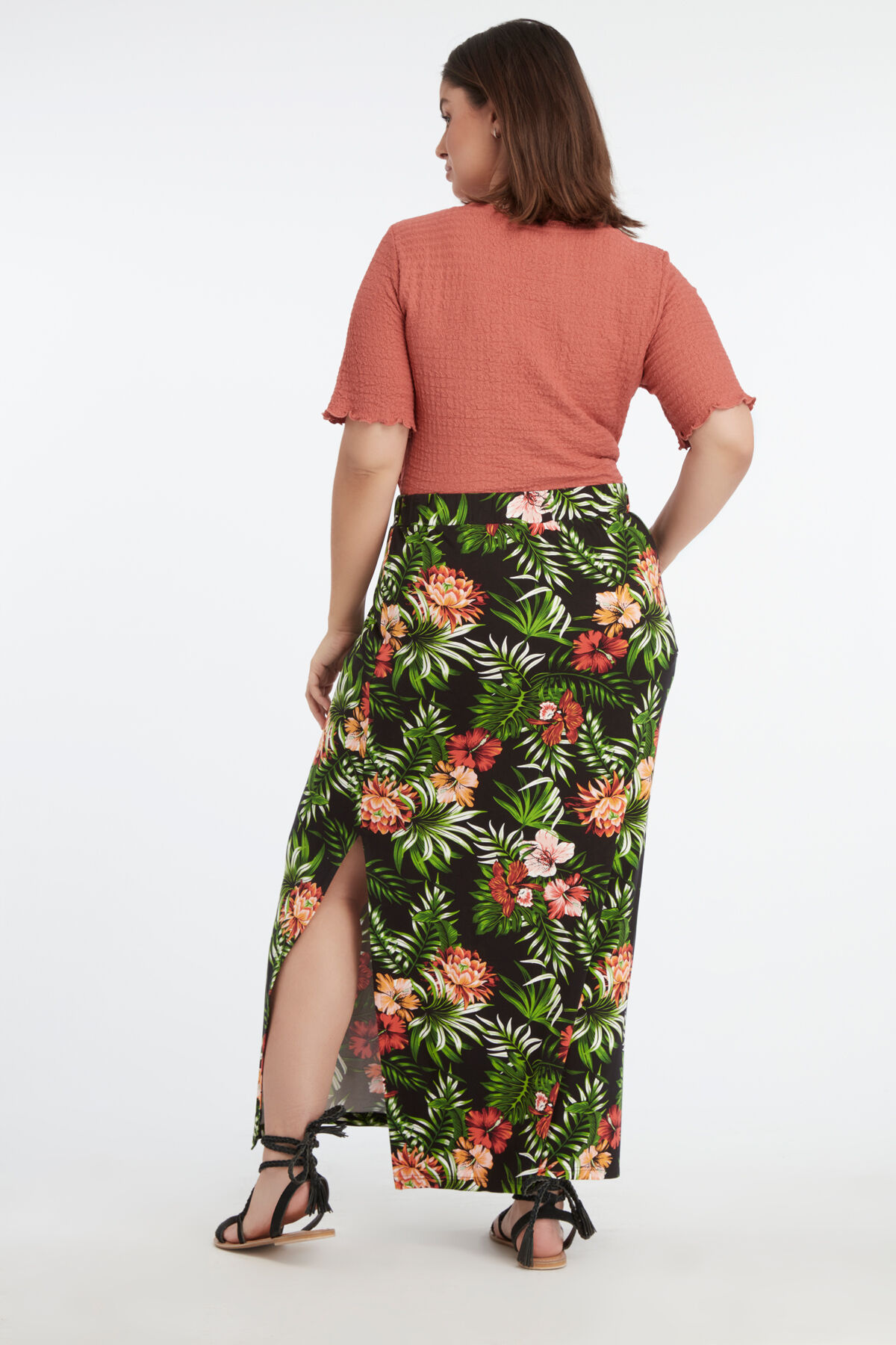 Langer Rock mit Schlitz image number 4