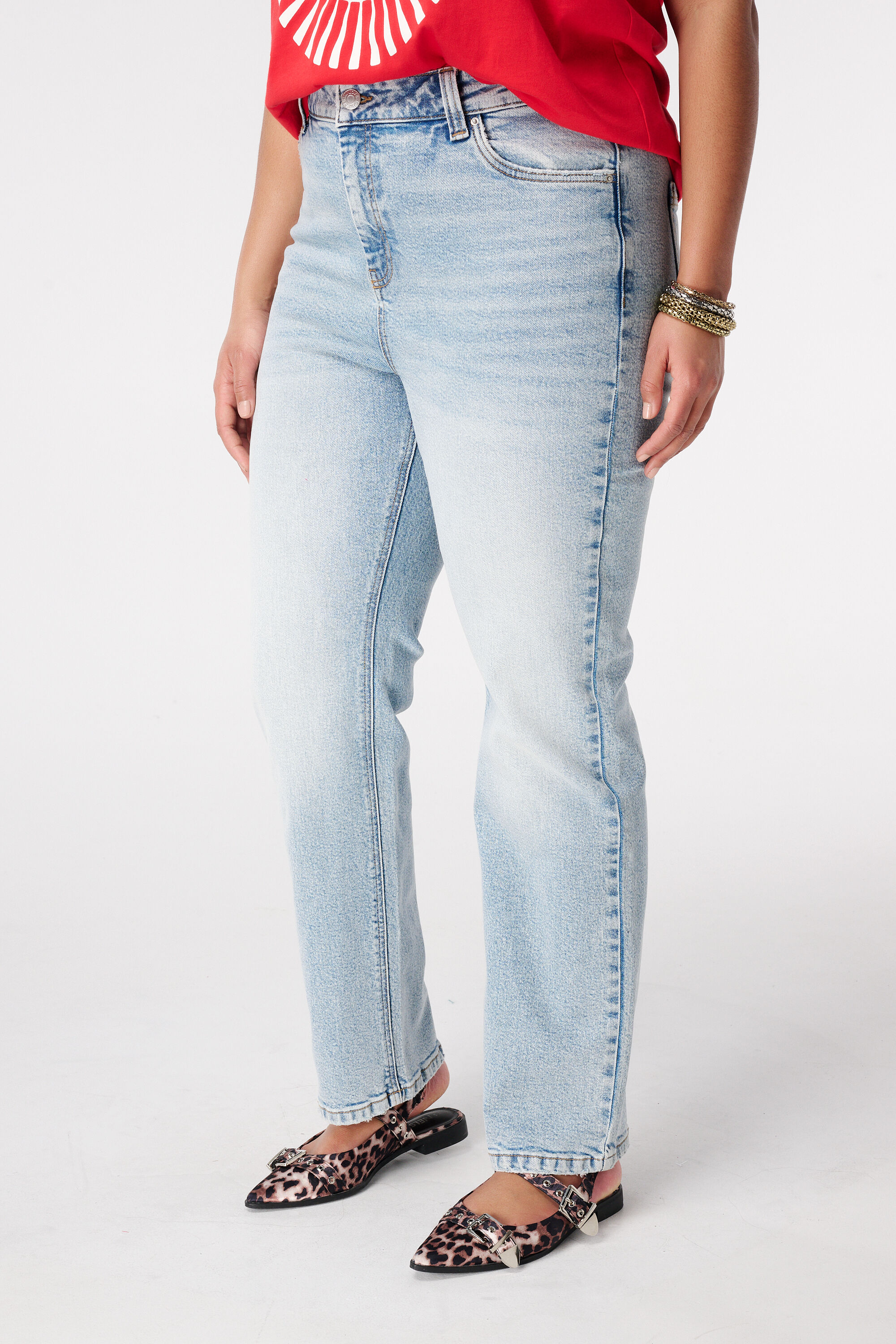 Straight Leg Jeans mit Mid Waist image number 5