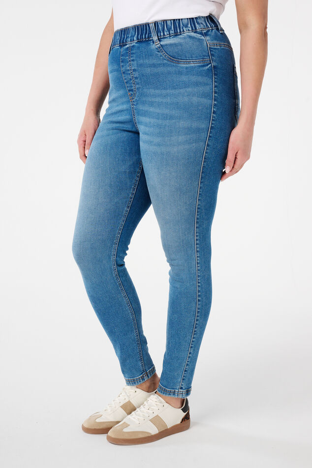 Skinny-Leg-Treggings in 30 Inch Länge image number 5