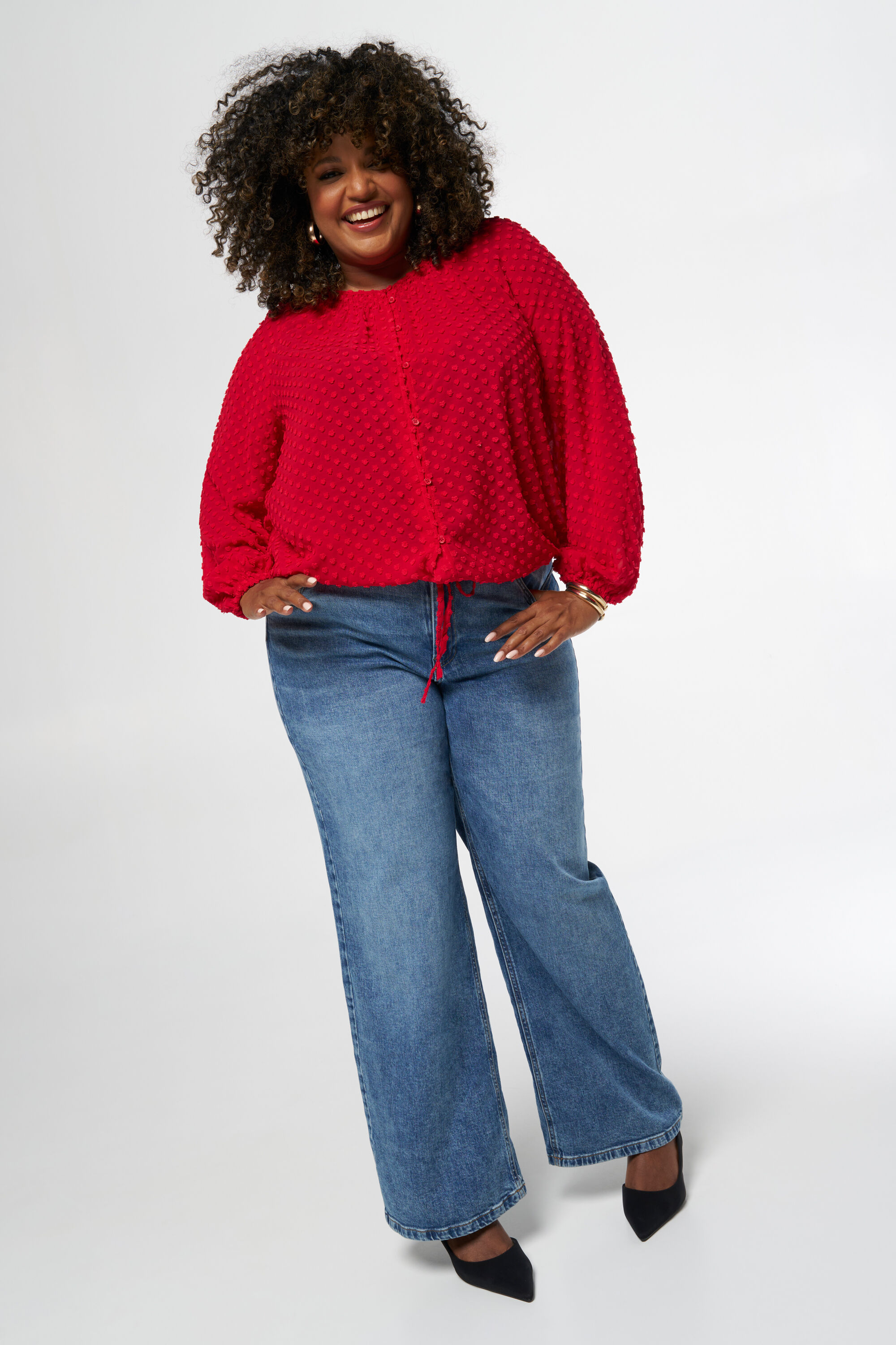 Strukturierte Bluse  image number 5