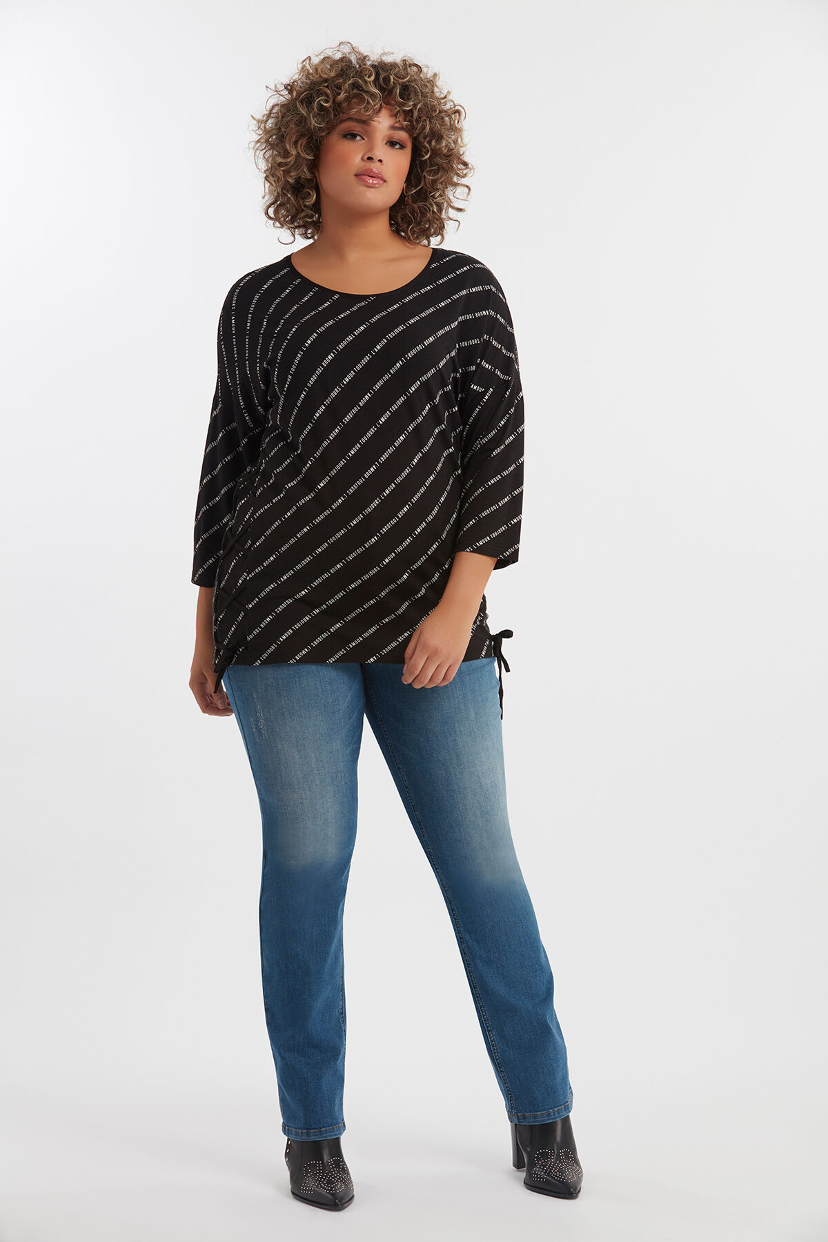 Straight-Leg Jeans LILY   image number 4