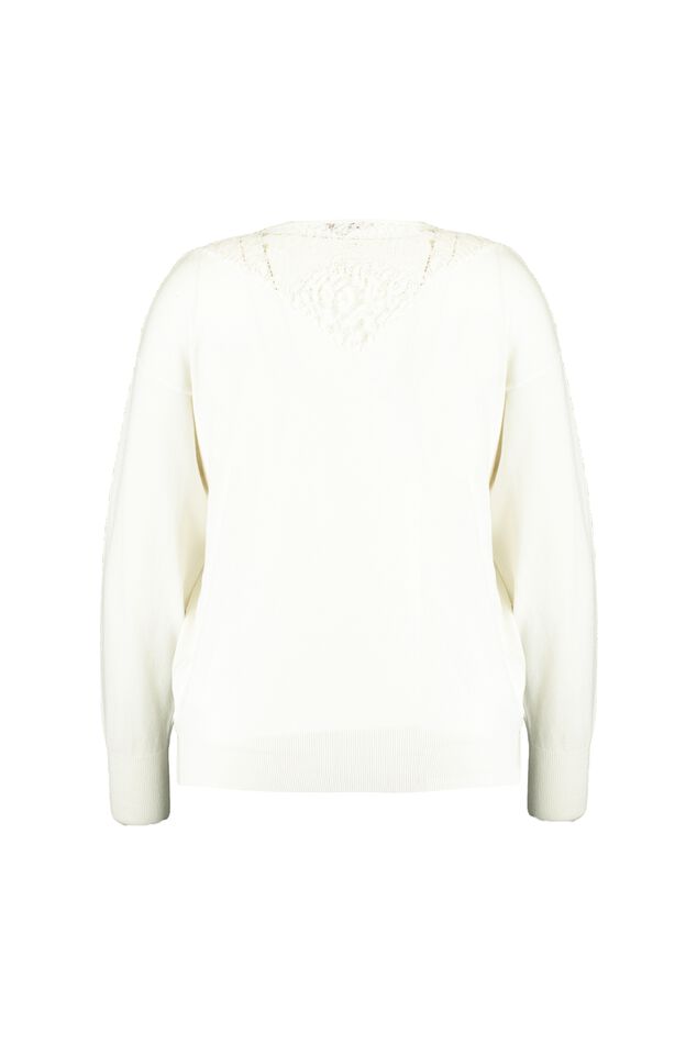 Häkeloberteil mit Lochmuster und Tunnelzug an der Taille  image number 2