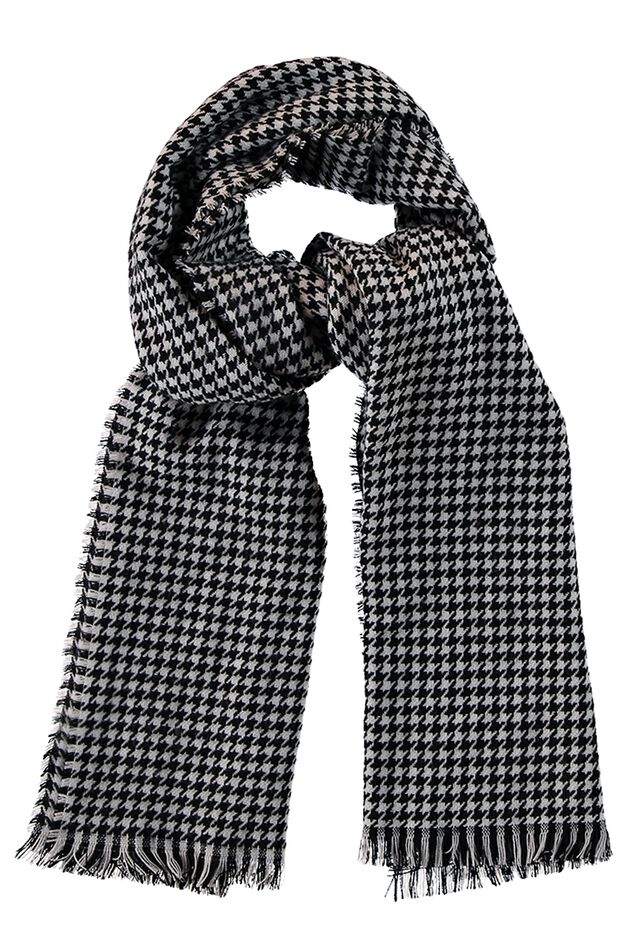 Schal mit Hahnenrittmuster image number 1