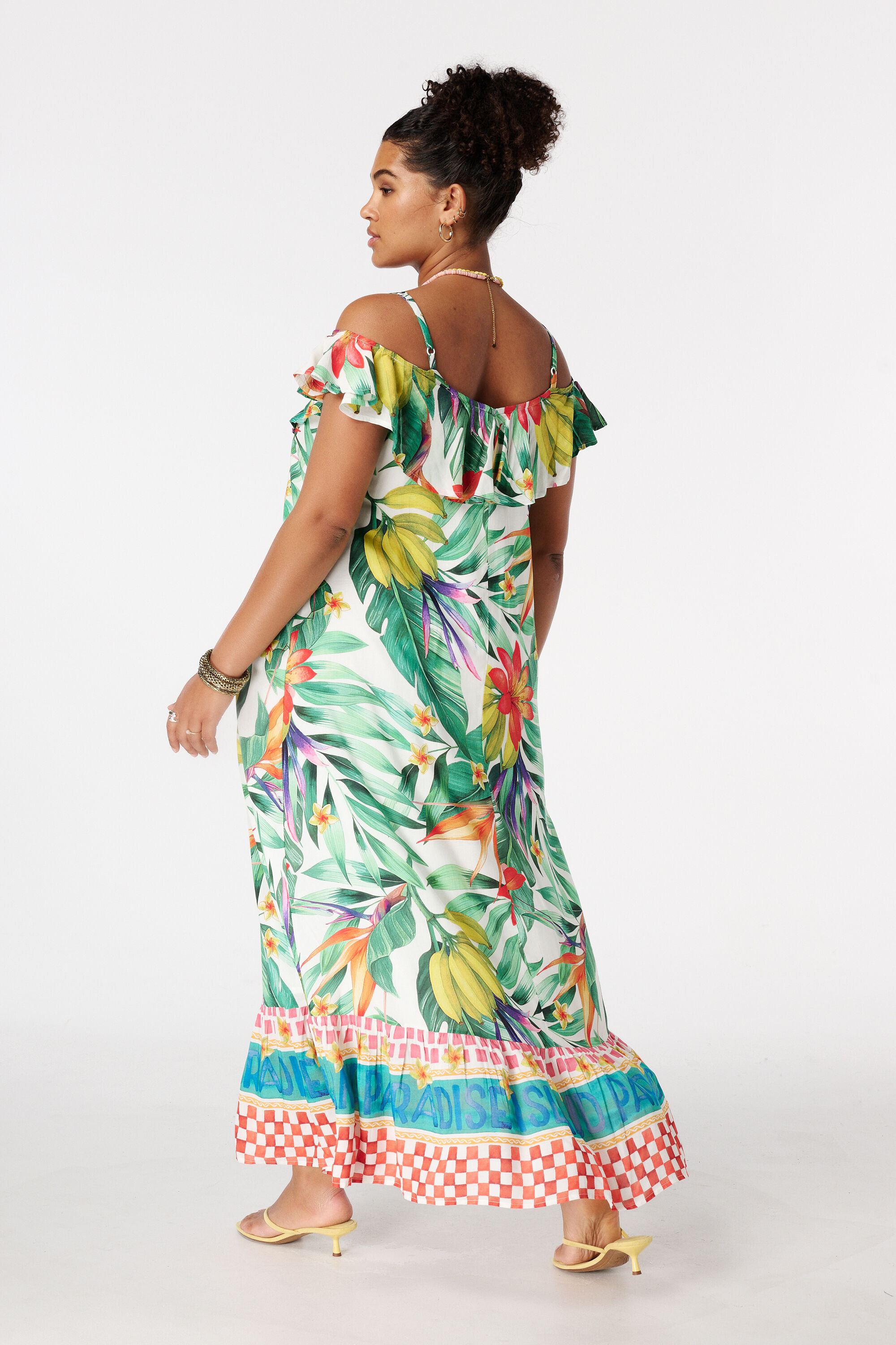 Maxikleid mit kurzen &Auml;rmeln image number 3