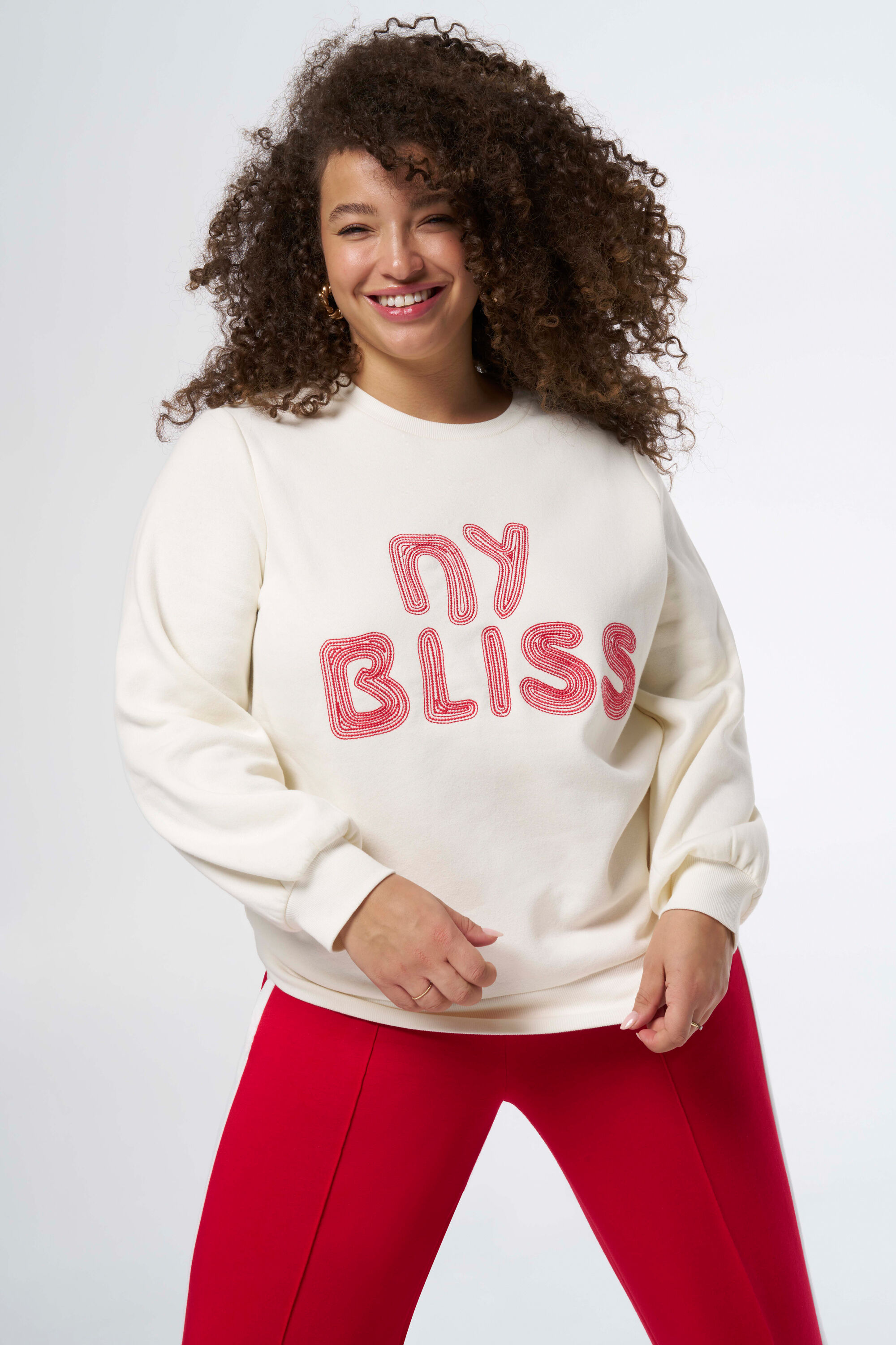 Pullover mit Text-Print image number 5