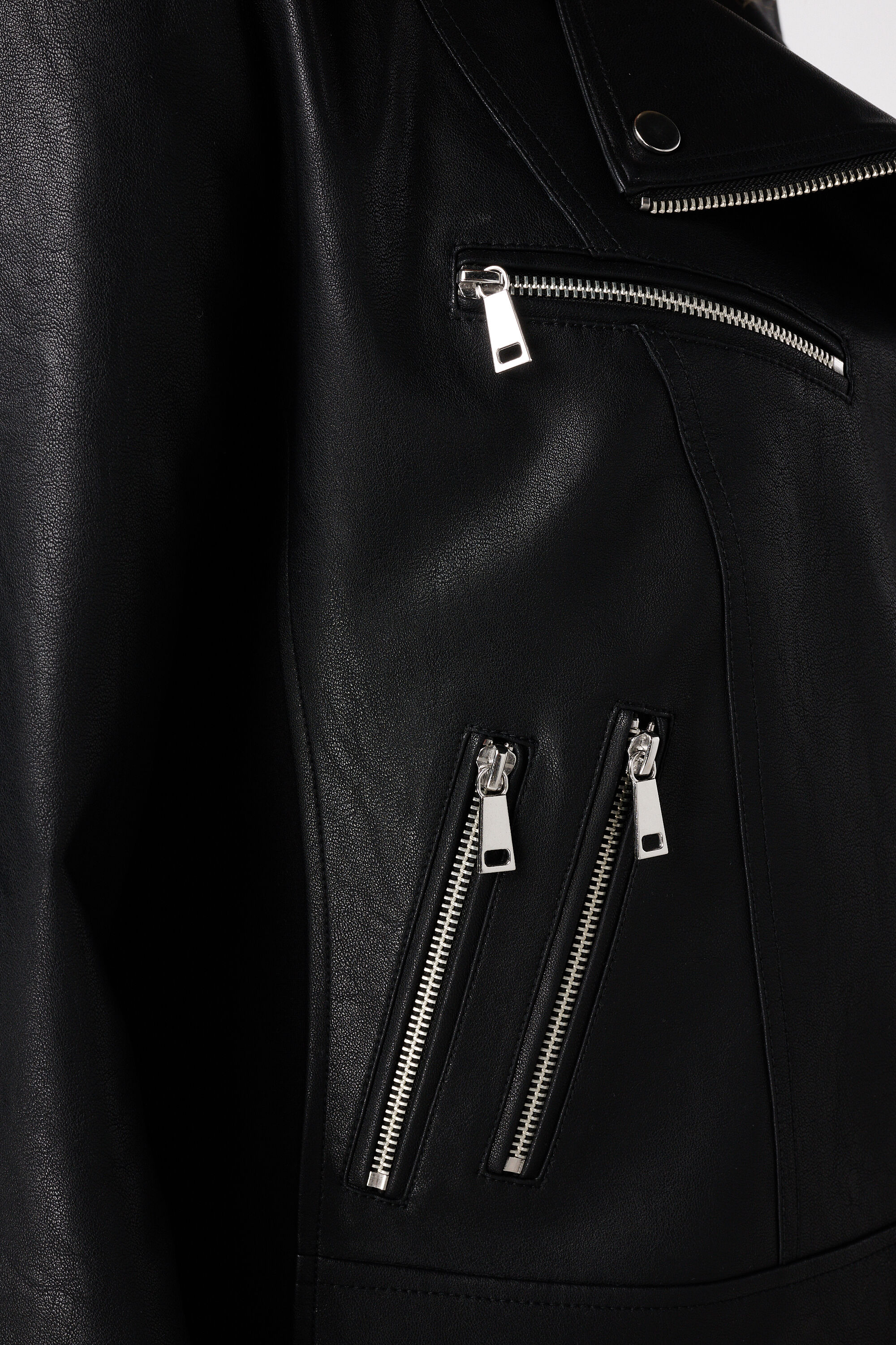 Kunstleder-Bikerjacke image number 6