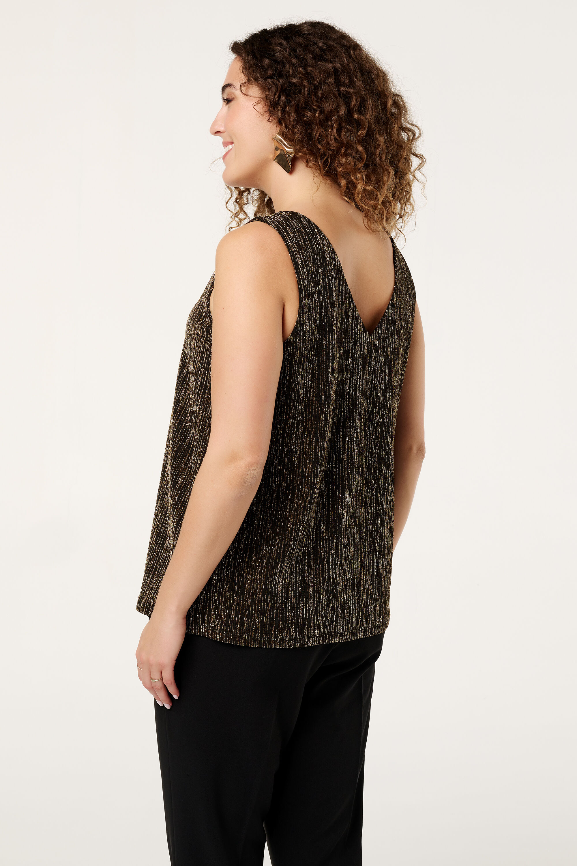 &Auml;rmelloses Top mit Glitzerdetails image number 3