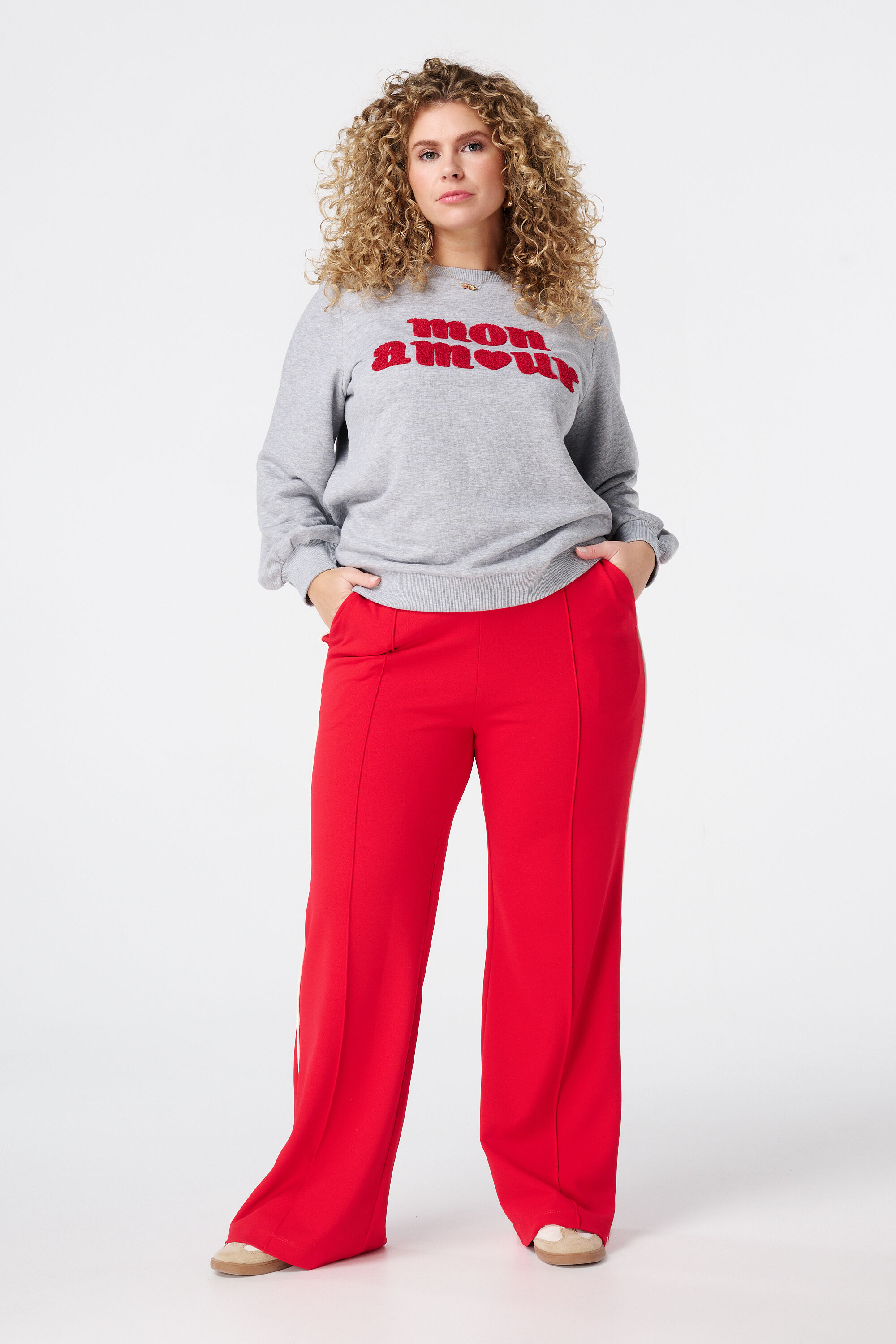 Pullover mit Text-Print image number 5